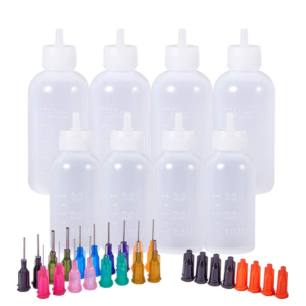 30ml Plastic PET Refillable Bottle Oil Liquid Dropper Bottles Twist Top Cap
