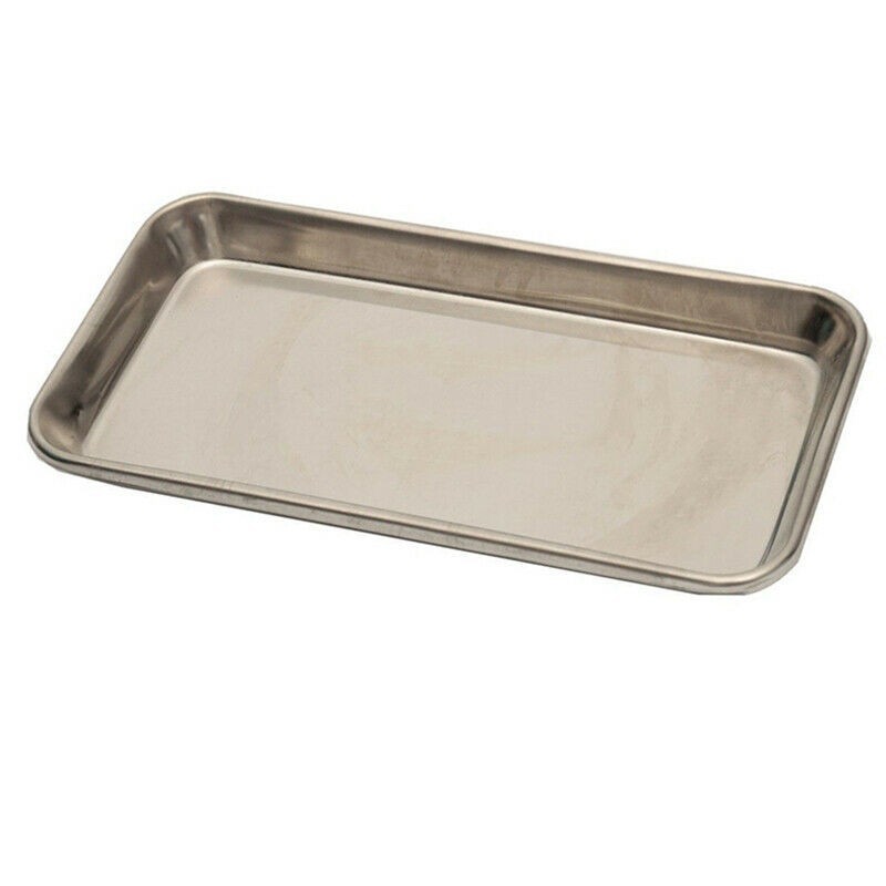 Multi-Purpose Dental Medical Stainless Steel Instrument Trays Tattoo Flat Tray