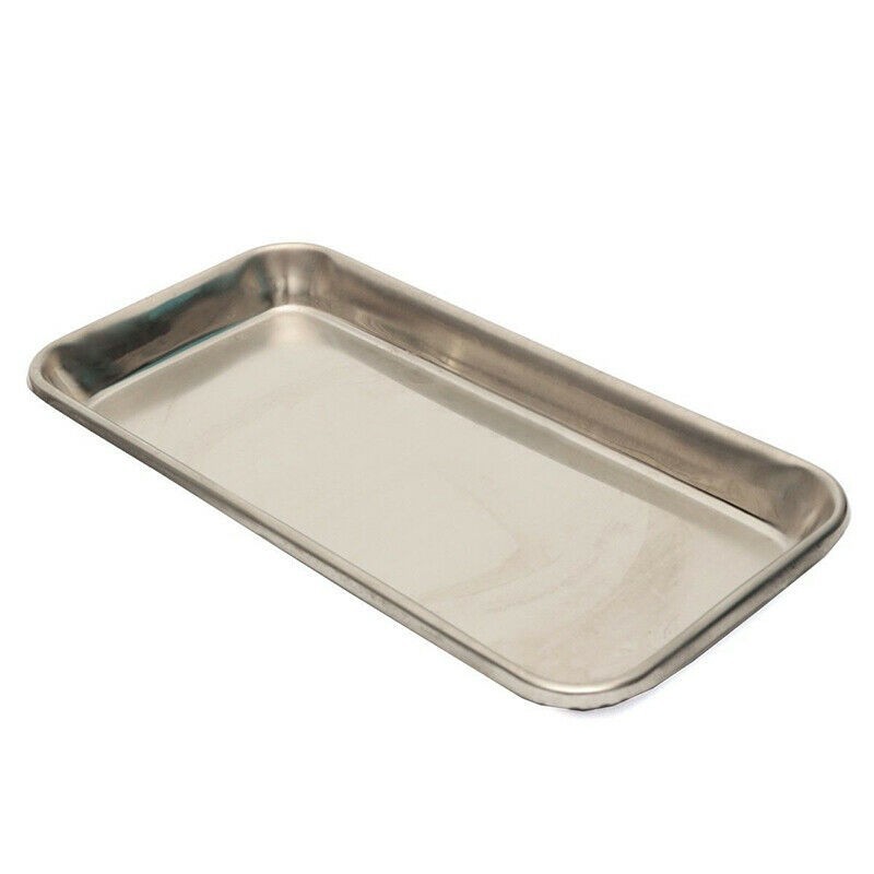 Multi-Purpose Dental Medical Stainless Steel Instrument Trays Tattoo Flat Tray