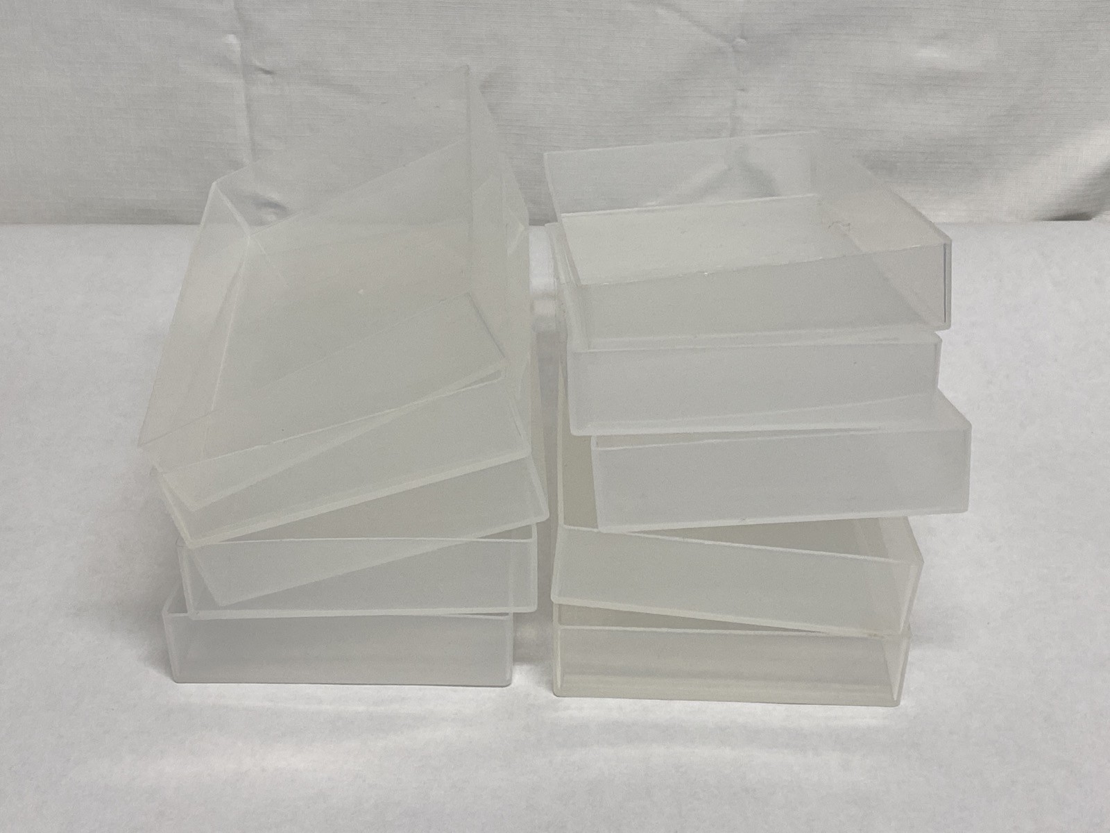 (10) Laboratory Clear PP Microtube Rack Lid for 96-Place Reversible Flipper Rack