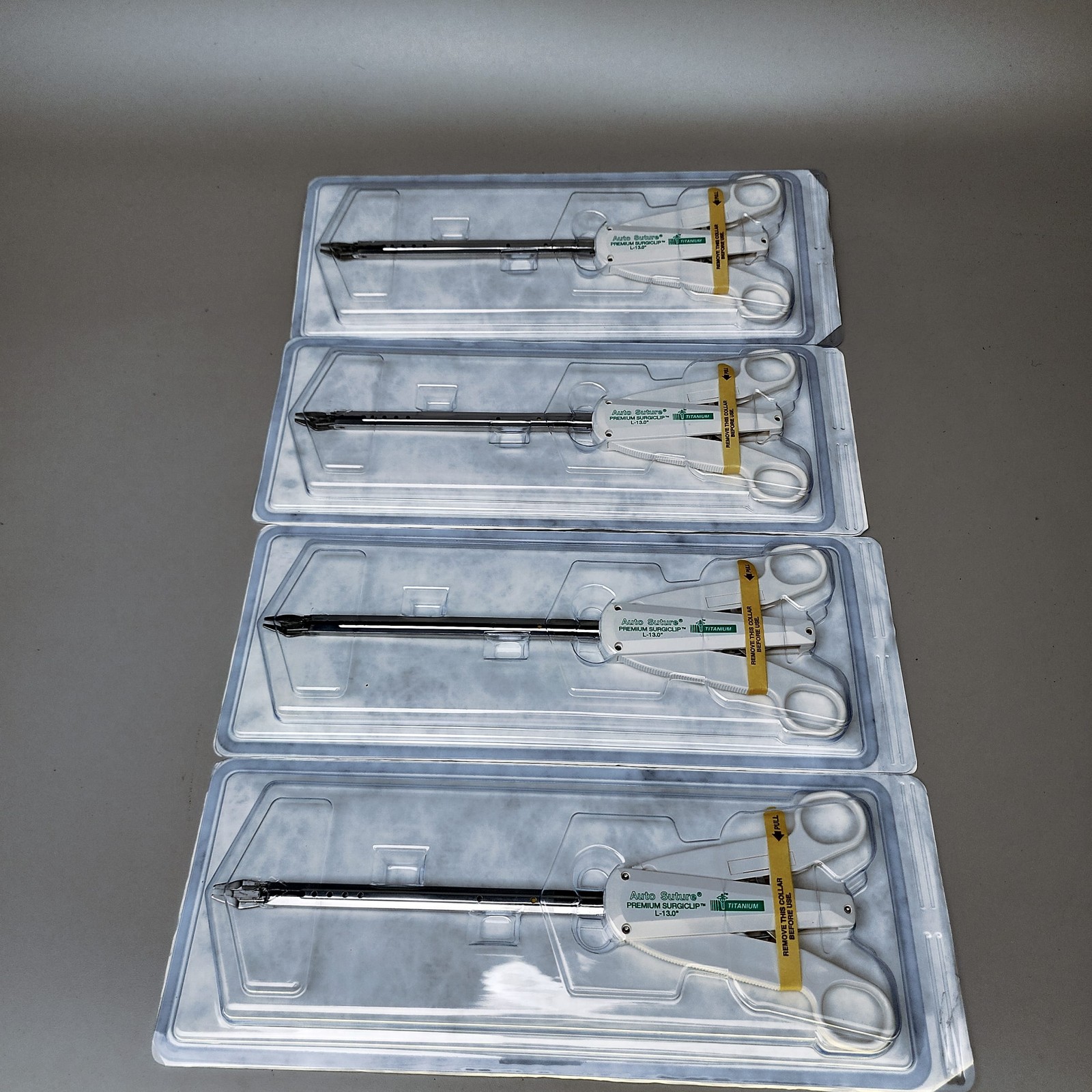 134048 Auto Suture+Premium Surgiclip Applier 13″ L 4-Pk NEW 2027