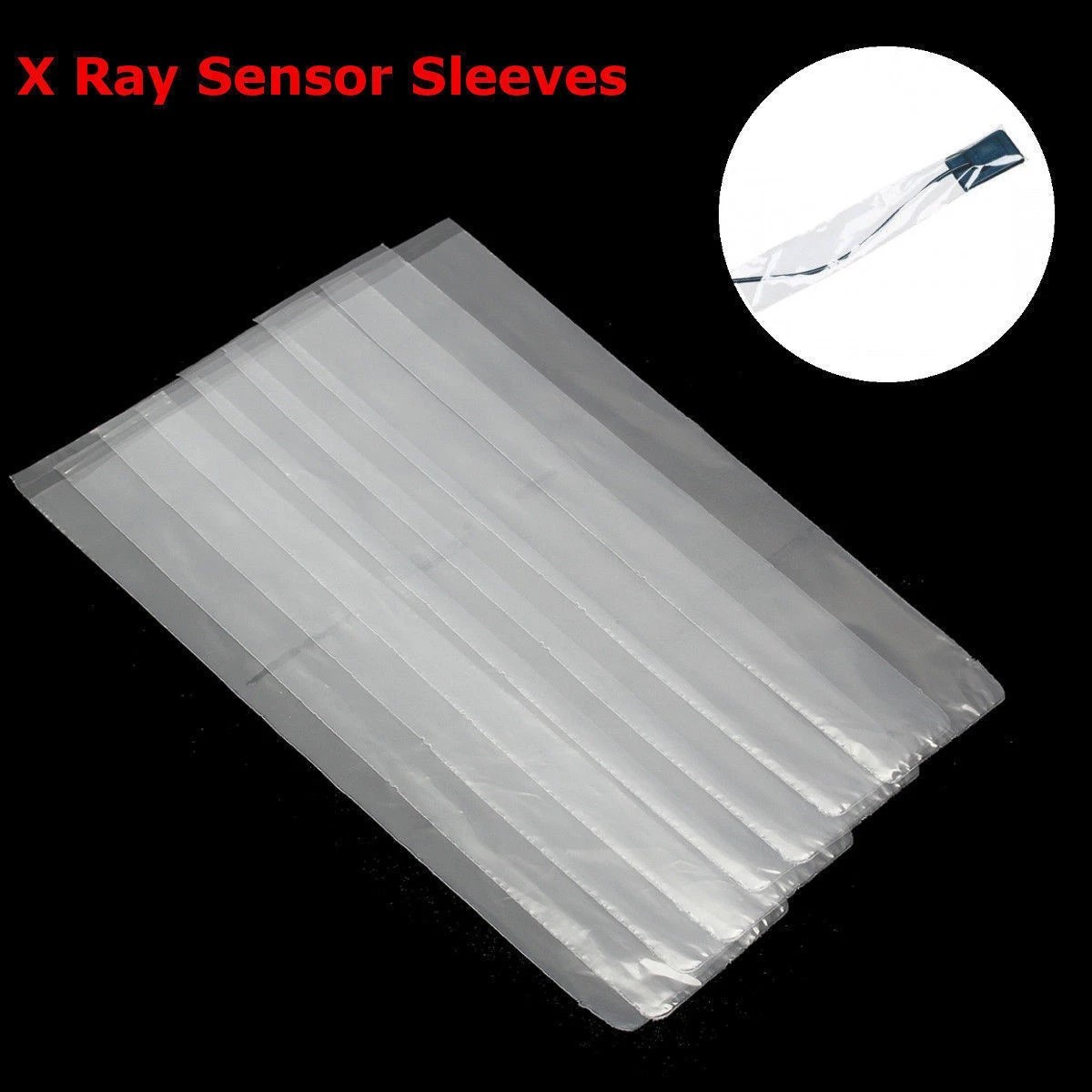 1000Pcs/Box Dental X-Ray Sensor Covers Disposable Sensor Sleeves 4.5cm*20cm