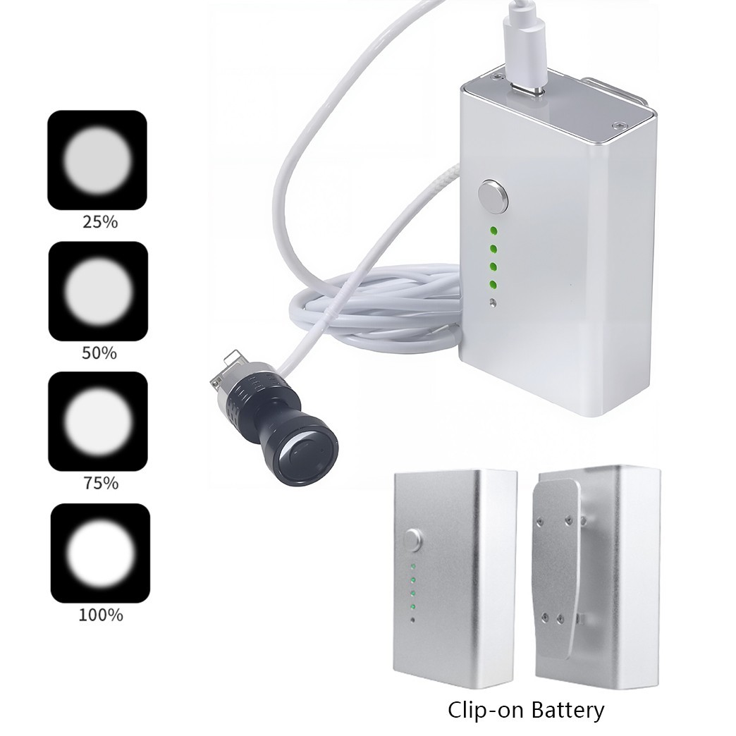 Dental Oral Exam Headlight 5W Adjustable LED Spotlight Ergo Loupe Headlight