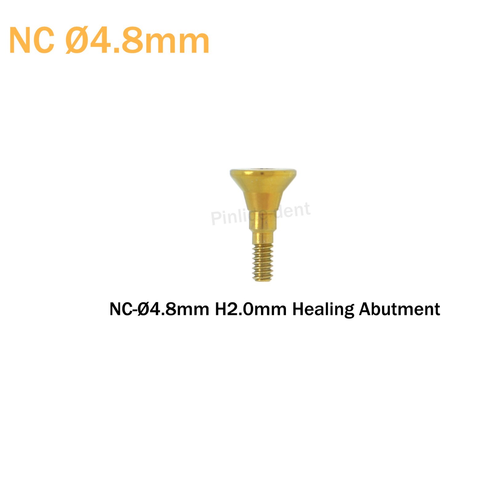 Dental Healing Abutment NC Ø3.6/4.8mm Dia Cover Screw fits ITI Straumann BL/BLT