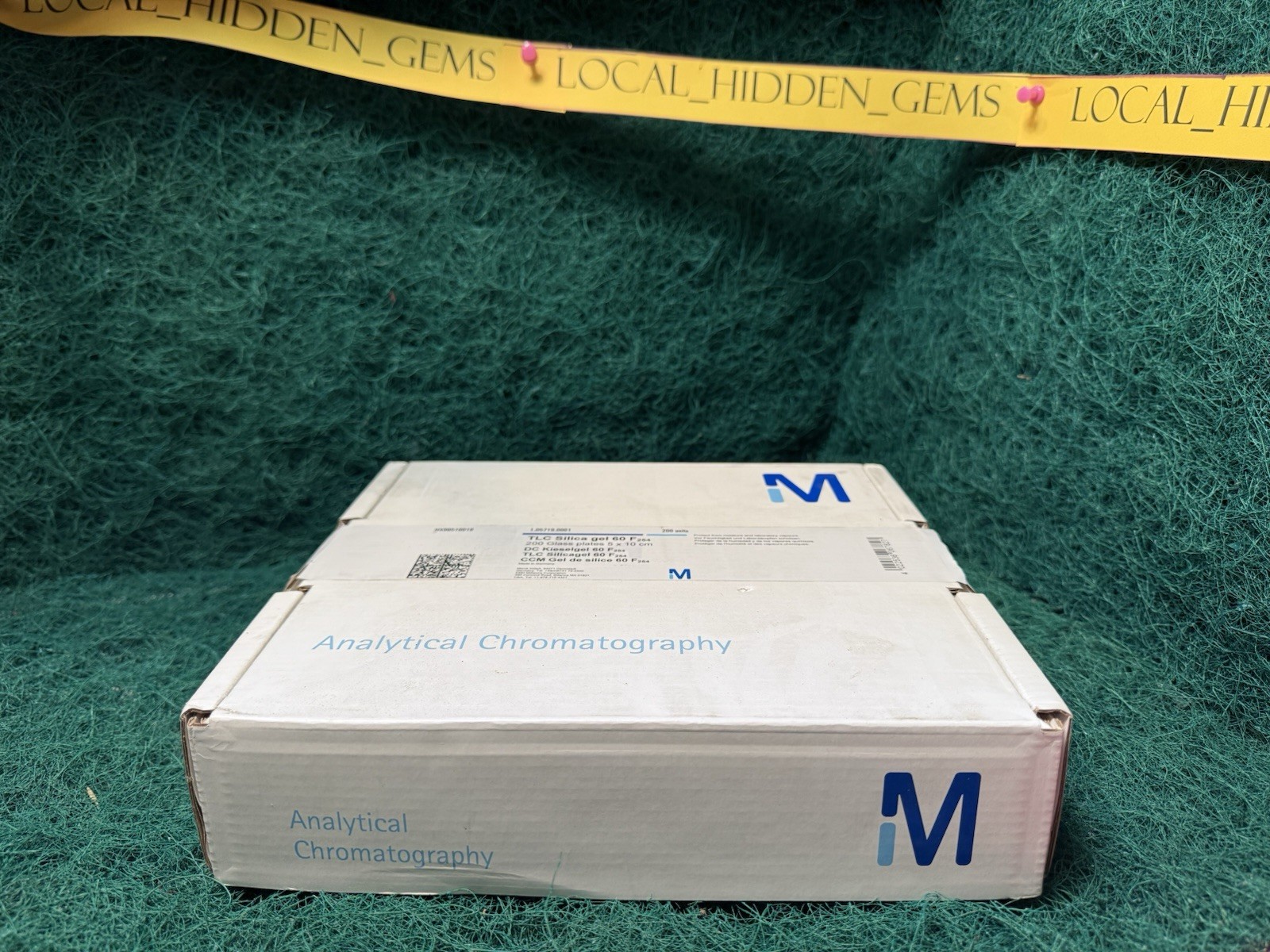 PACK OF 200 MILLIPORE TLC SILICA GEL 60 F254 Glass Plates 5x10cm
