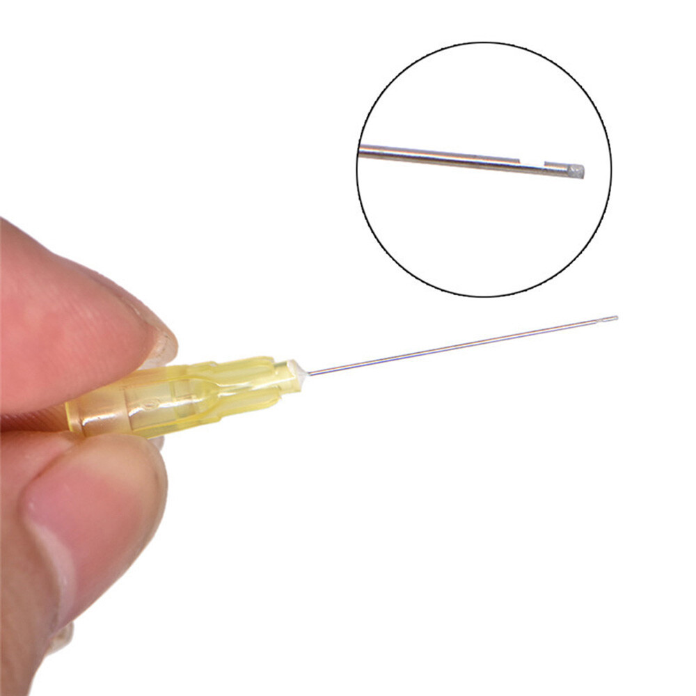 100X Dental Endo Irrigation Needle Tip 30GA End-Closed Side Hole Syringes US##
