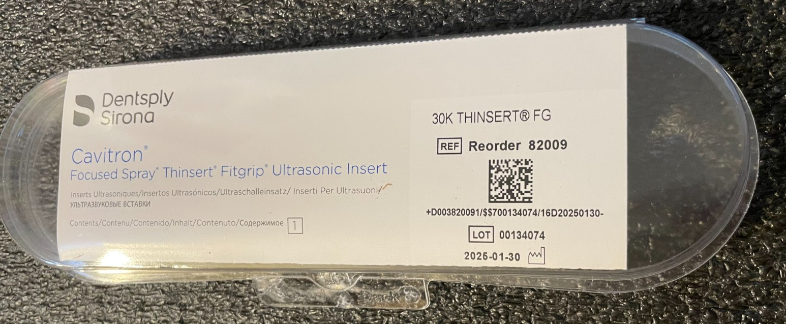 Dentsply SIRONA 82009 Cavitron Thinsert FG 30K Ultrasonic Dental Insert Fitgrip