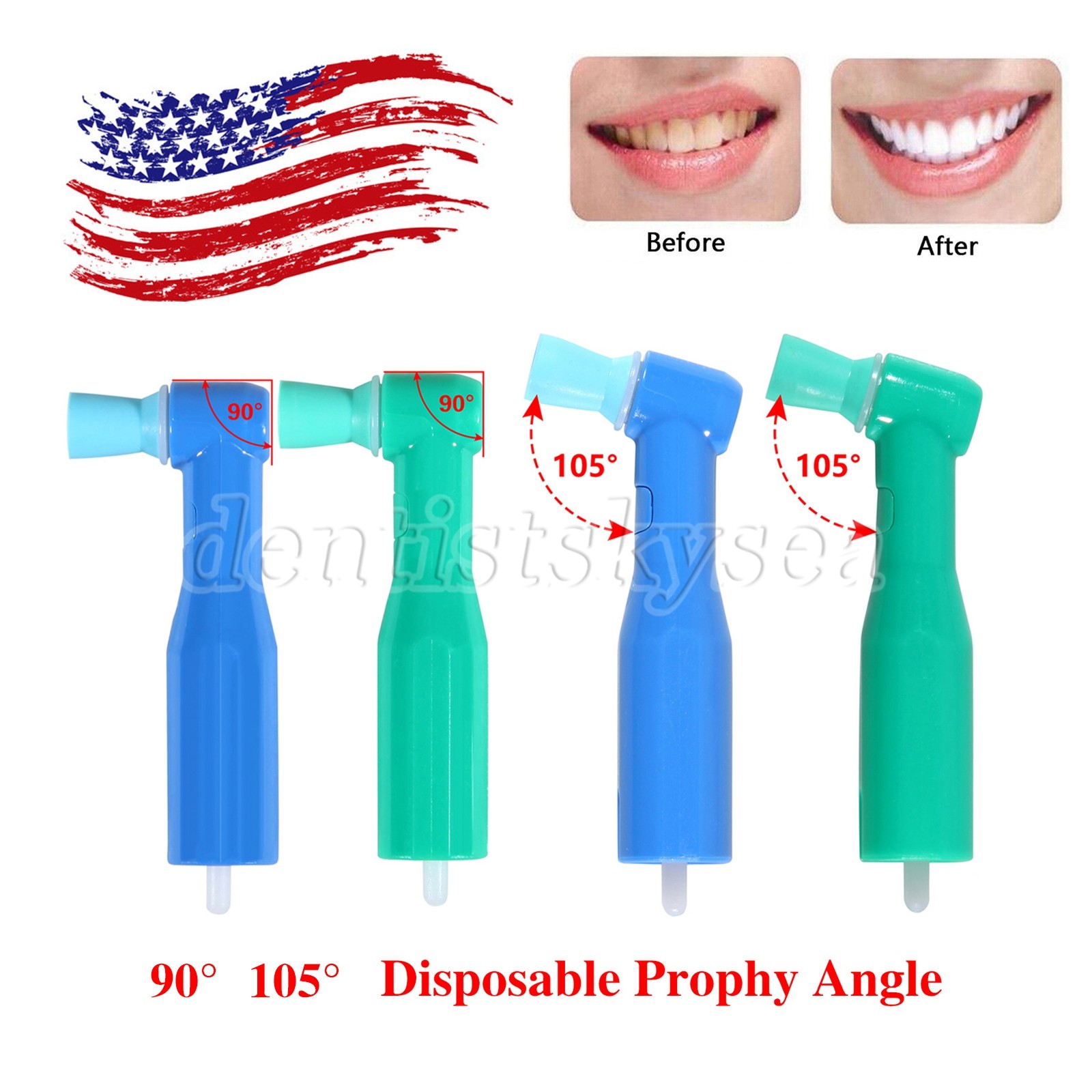 Prophy Angles Firm Cups Top Quality Dental Disposable Prophy Angle 90°/105°