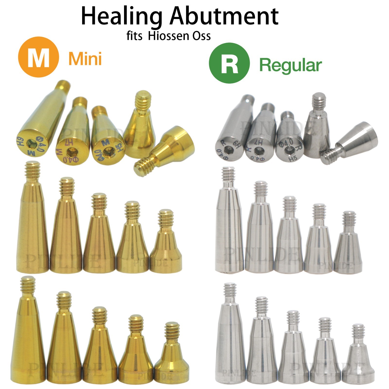 Dental Healing Locator Abutment Transfer Tray Lab Analog For Hiossen Osstem M/R