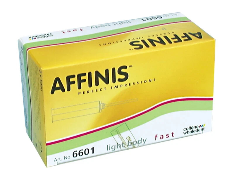 Coltene Dental Affinis VPS Light Body Fast Set Impression Material 50mL 2PK 6601