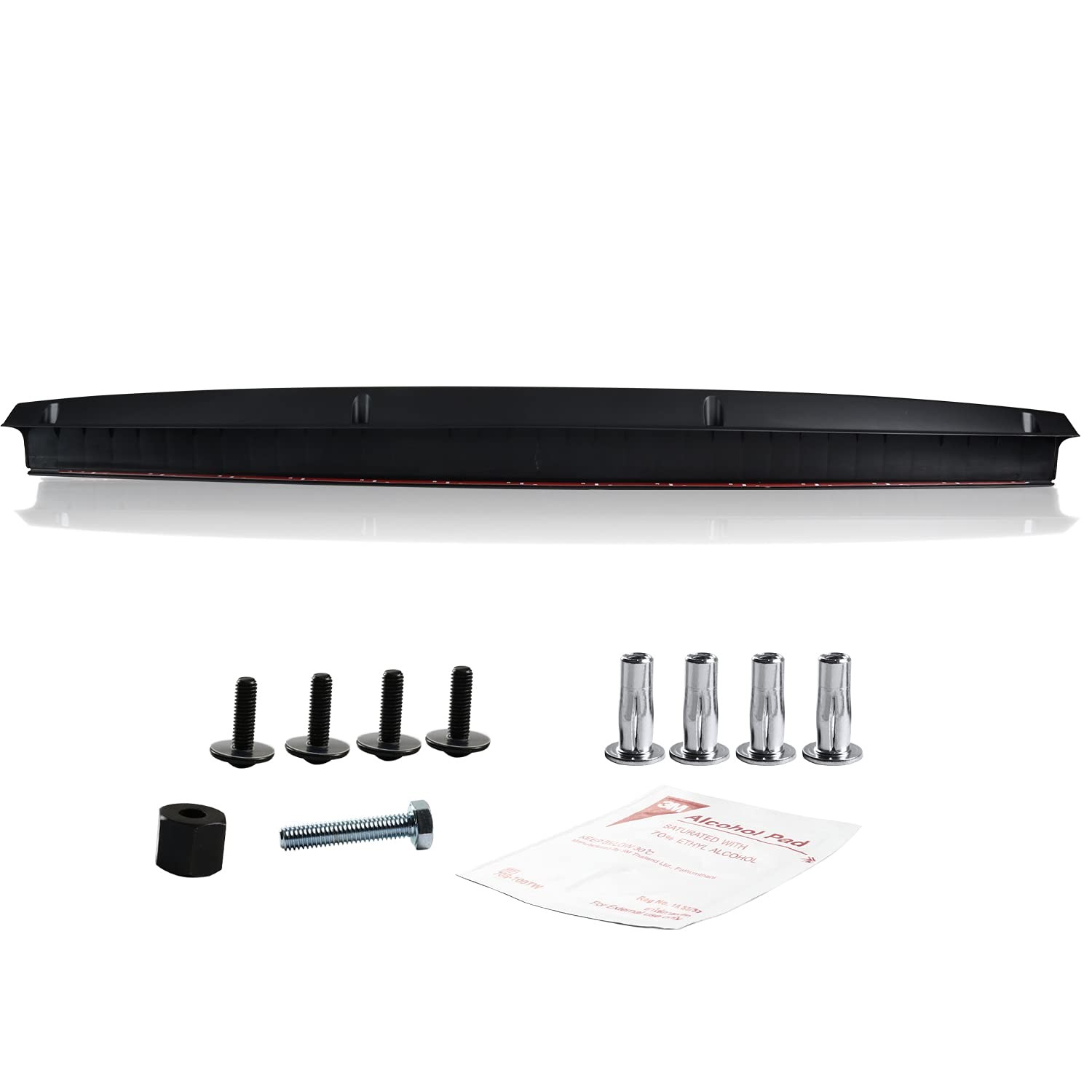 Black Tailgate Cap Protector Cover Dodge Ram 1500 2002-2008 2500 3500 2003-2009