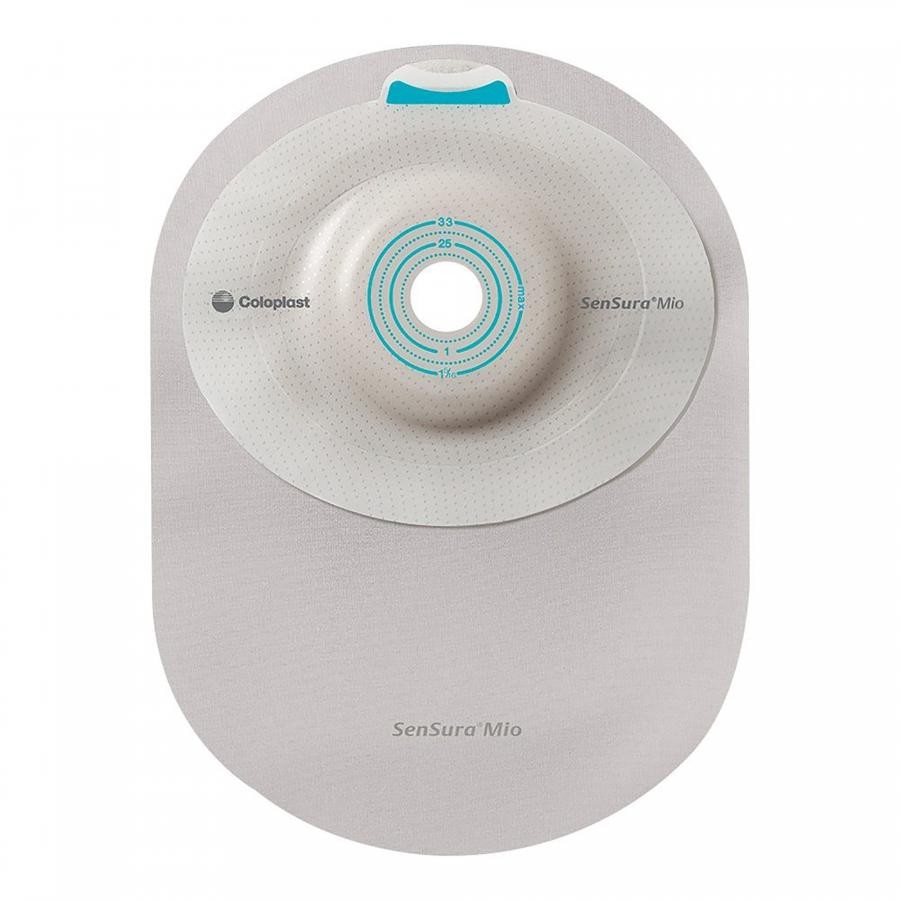 Coloplast SenSura Mio Convex 1PC Closed End Filtered Ostomy Pouches 8.25″ .375