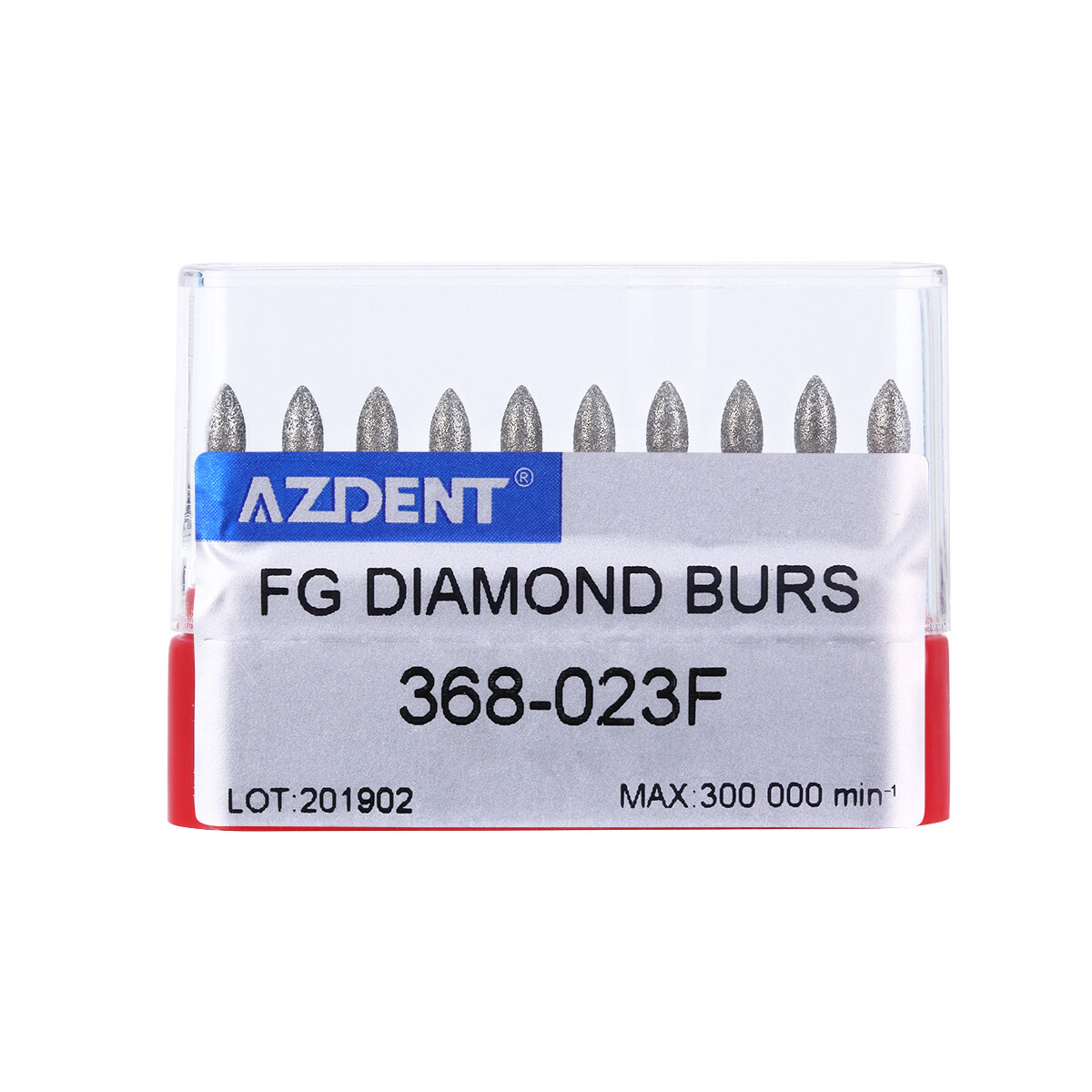 Dental Handpiece Diamond Burs FG Football Cut Fine Grit 368-023F/379-023F Red