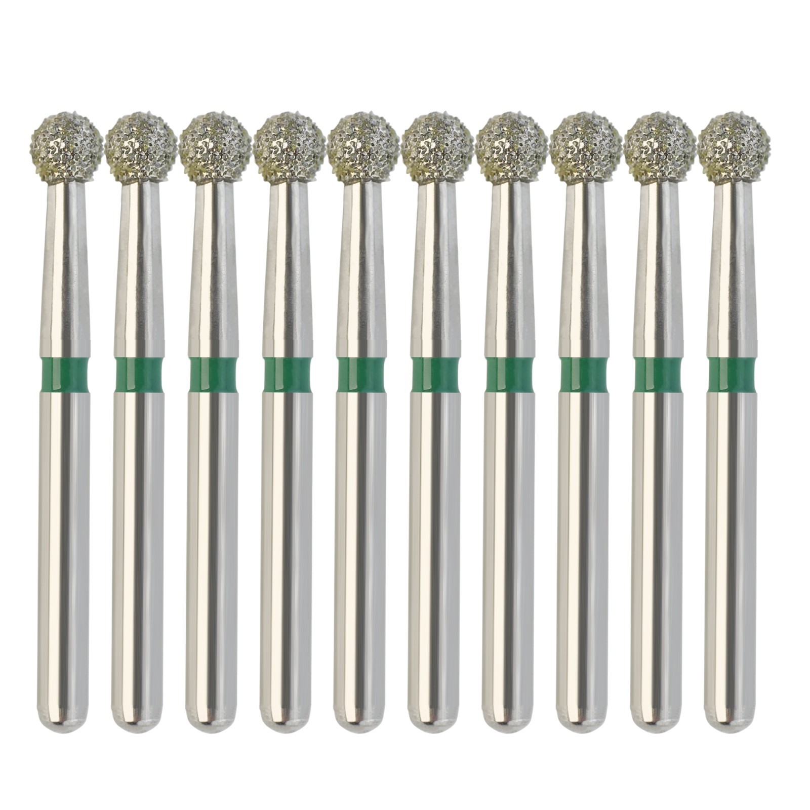 Diamond Bur Multi-Use 801/023C Round Ball Coarse Grit Friction Grip High Speed