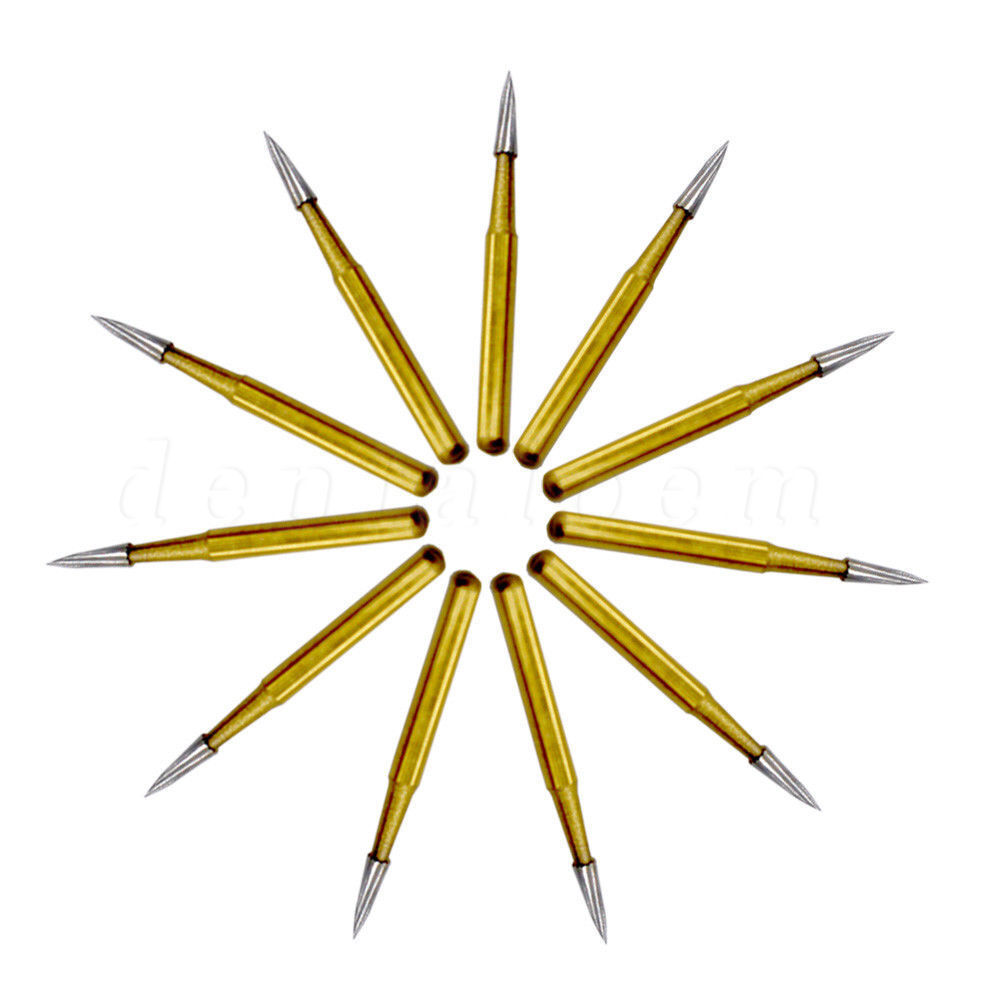 Dental Tungsten Carbide Burs Finishing Polishing Trimming FG Egg Football Flame