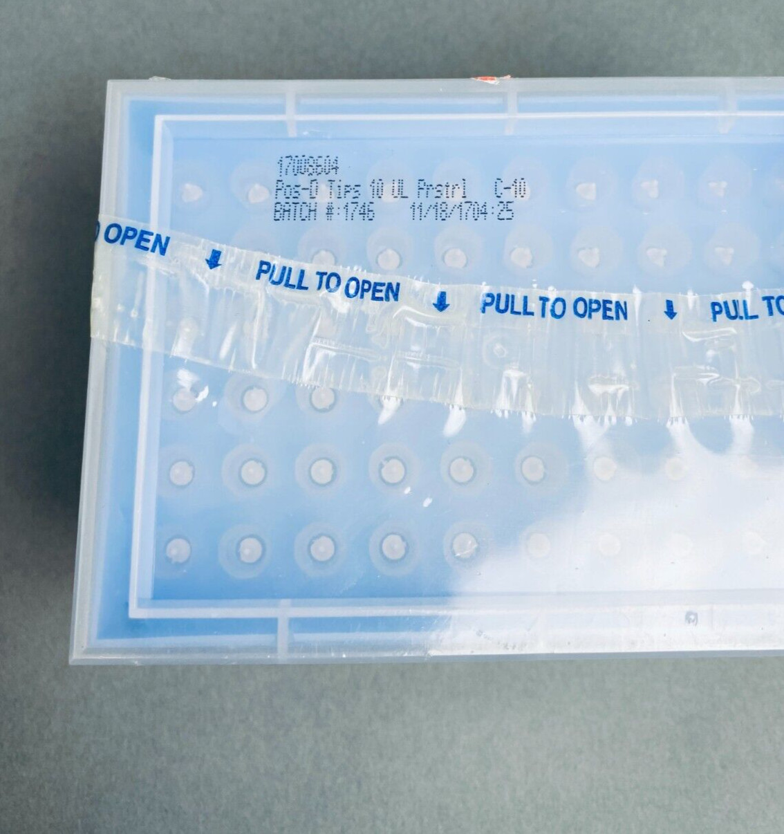 Rainin C-10 Positive Displacement Pipette Tips 10 ul 2 Racks with 60 Tips Each
