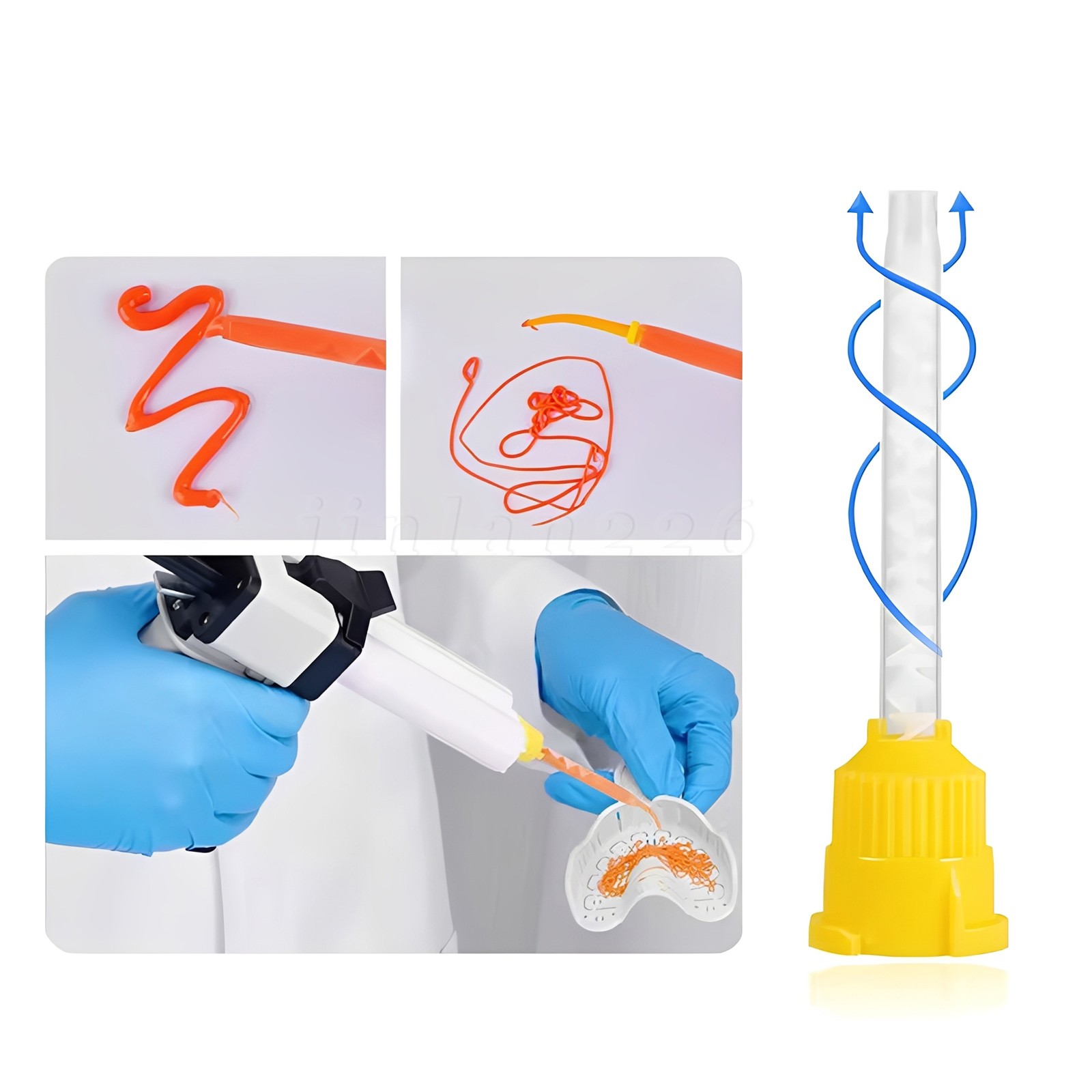 New Dental Impression Material Light Body Fast Rapid Set VPS 50 ml Cartridges