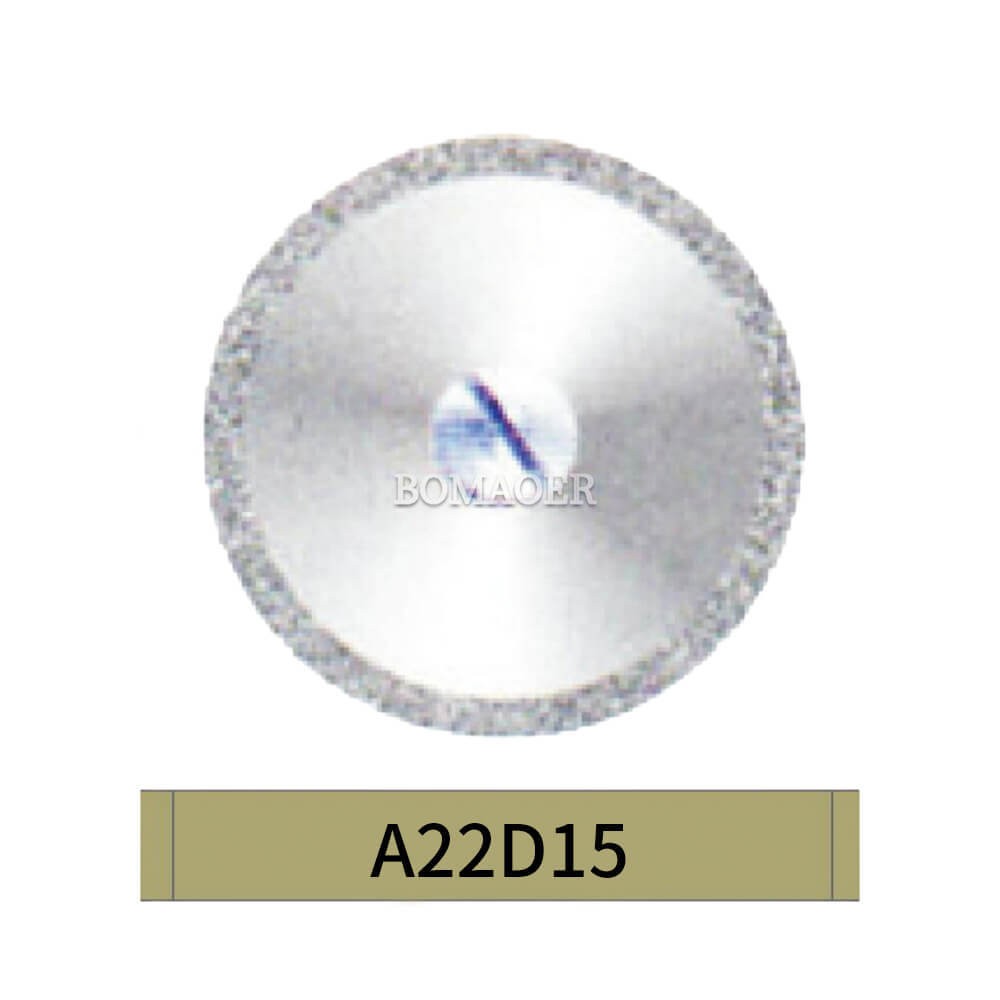 10-100×Dental Diamond Disc Extra Thin 0.15mm Double Sided Extra Fine A22D15
