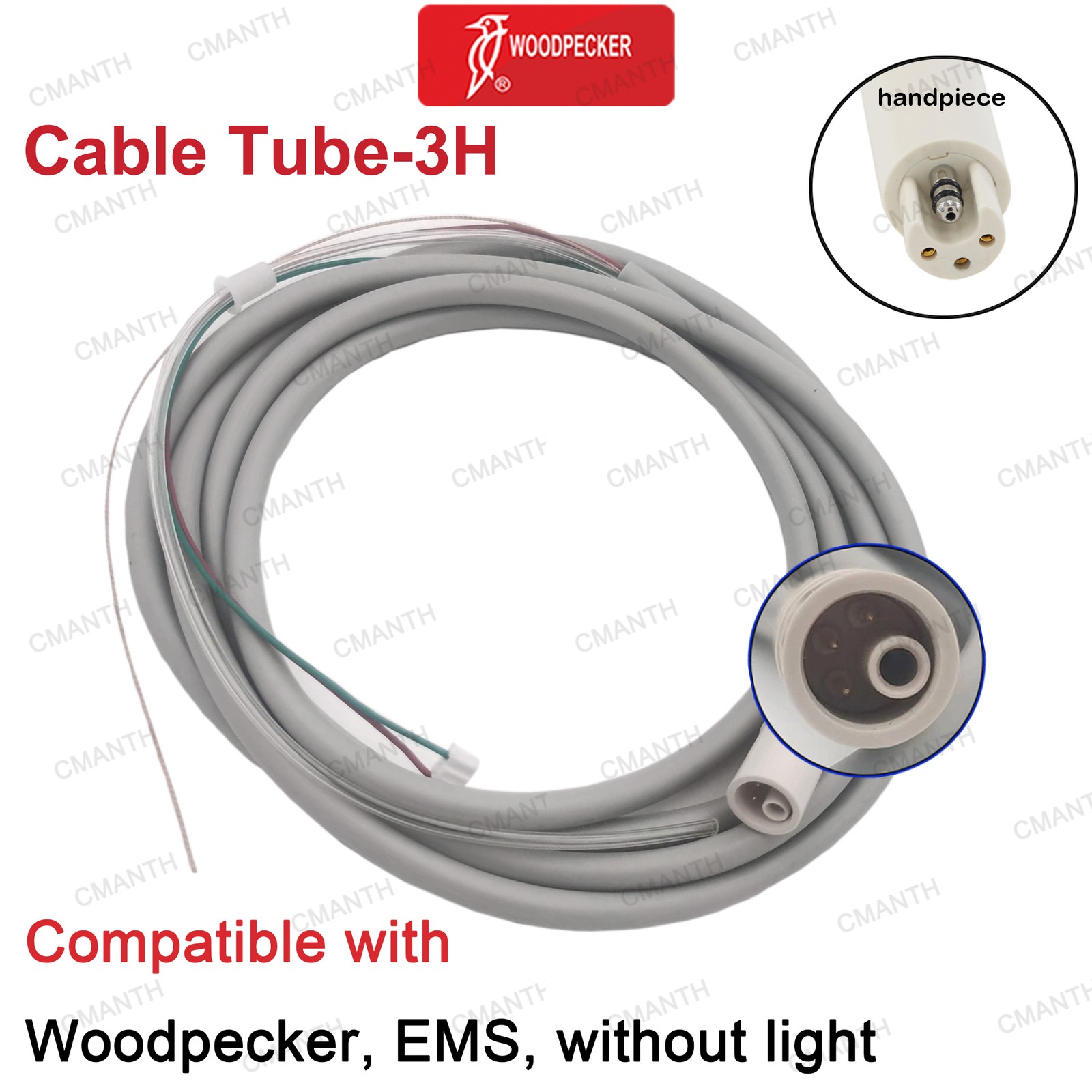 Woodpecker DTE Ultrasonic Scaler Handpiece Dental Piezo Tips Fit EMS NSK SATELEC