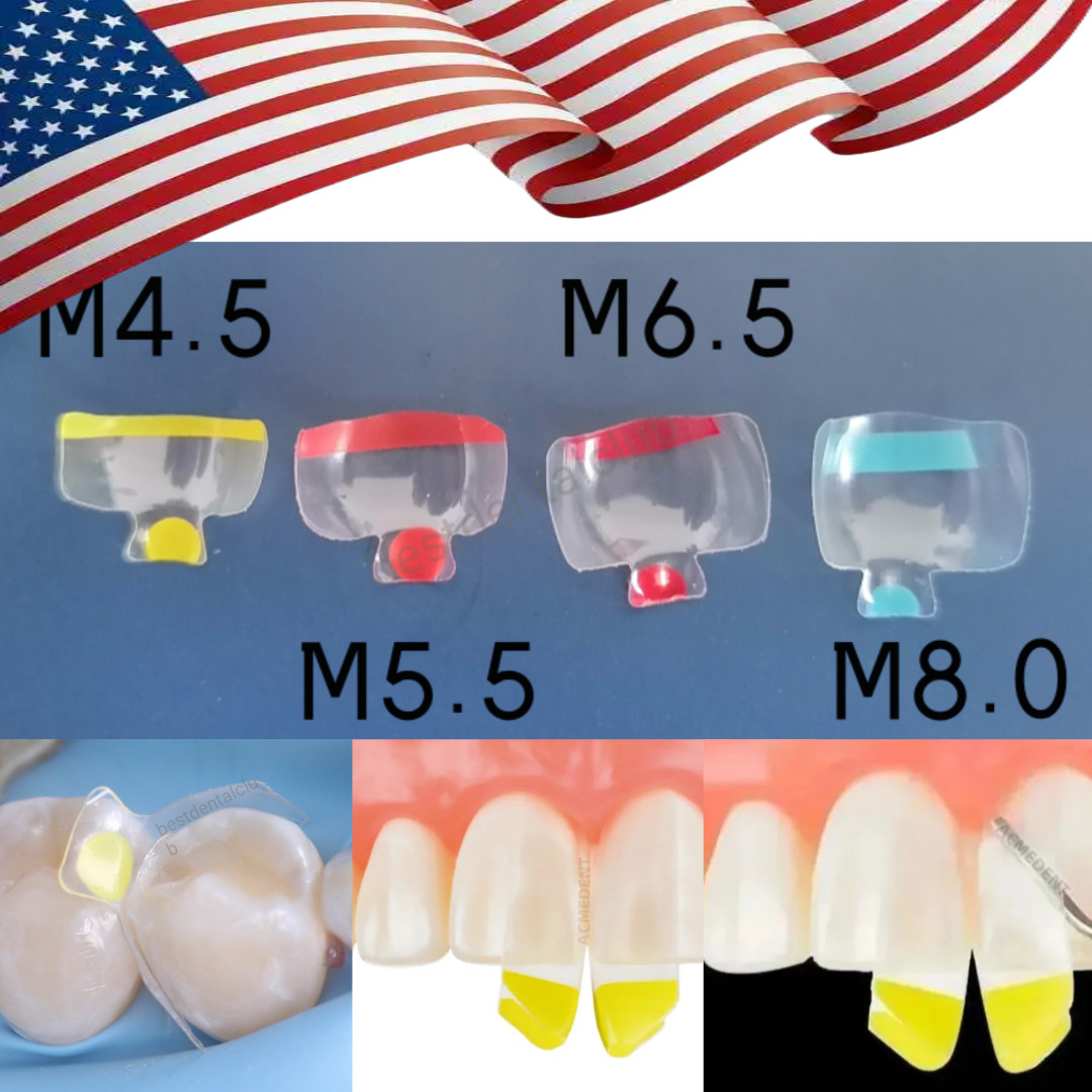 20Pcs Dental Clear Matrix Molar Mylar Matrices Similar Bioclear Matrice 4.5-8.0