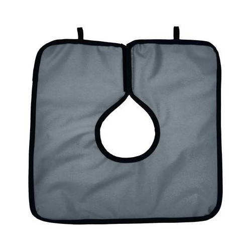 Palmero 29-GREY Pan-A-Cape .3mm Adult Lead Apron 23 1/2″ x 7 1/2″ Grey