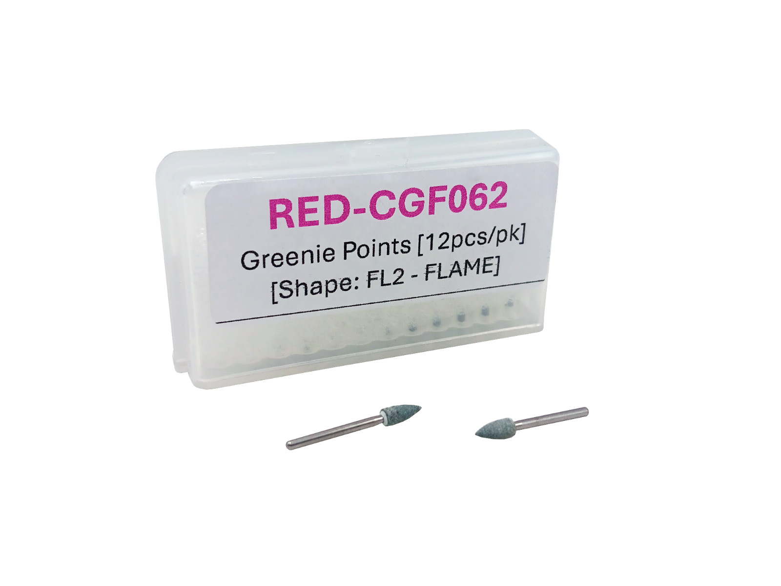 Shofu Type Dental Polishing Greenie Stones Silicon Carbide FG FL2, RD1, TC1, CN1