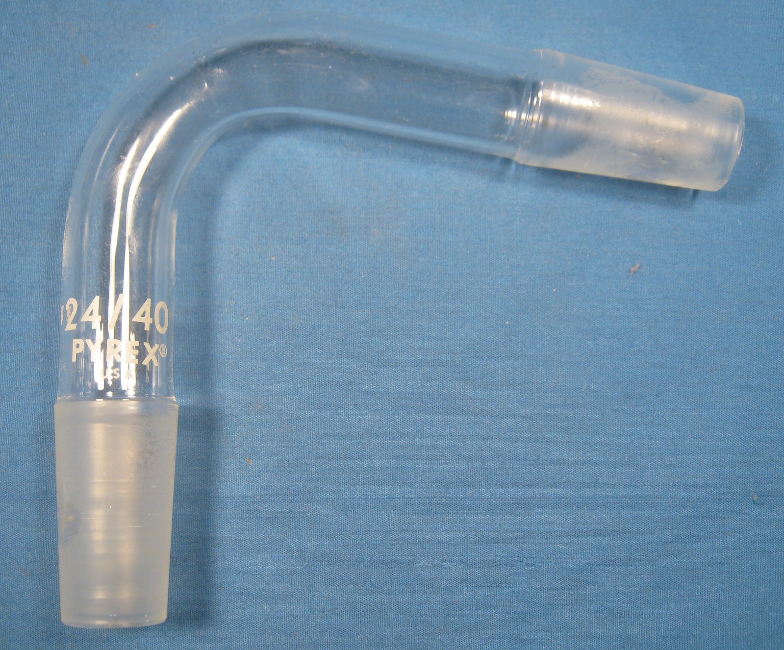 PYREX ADAPTER CONNECTING 75′ ANGLE 24/40 FREE SHIPPING F