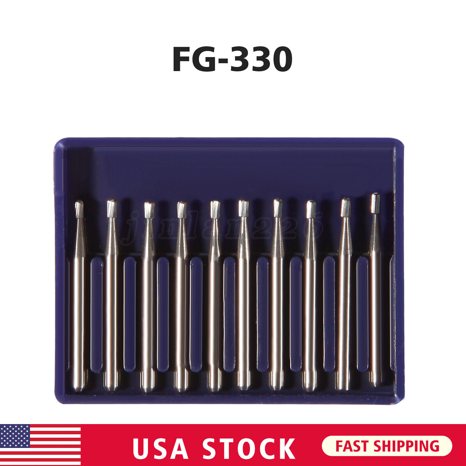 10-100 PCS Dental Carbide Tungsten Steel Burs FG For High Speed Handpiece