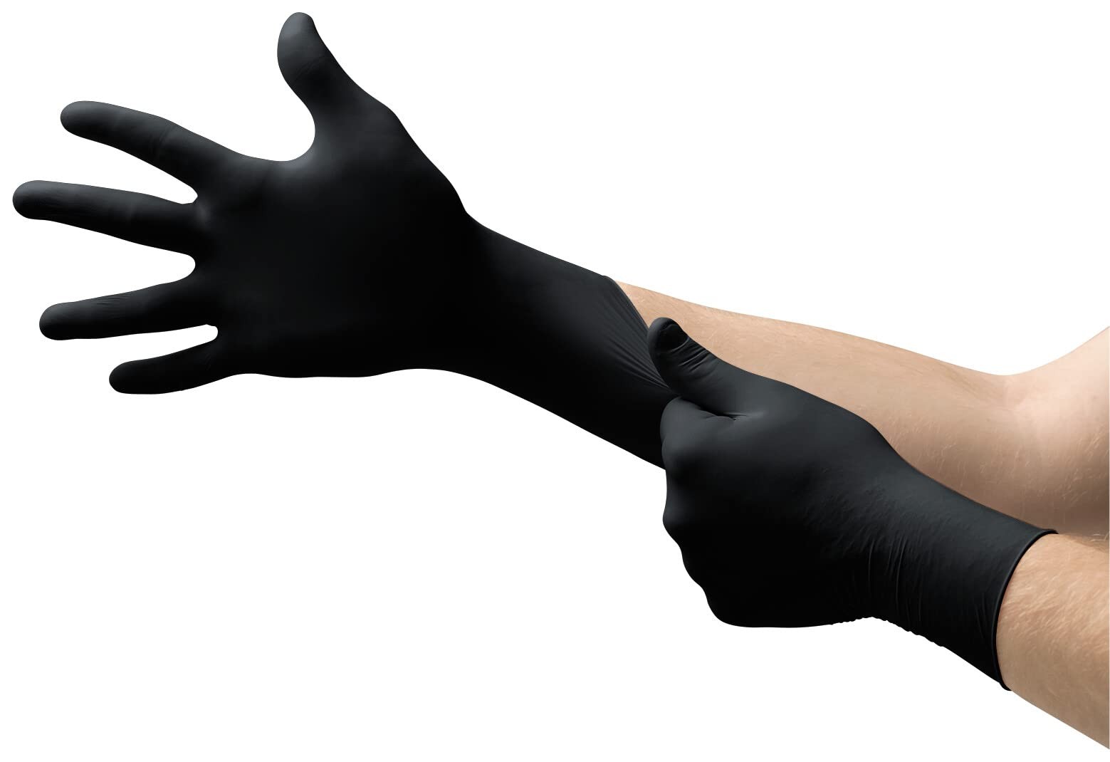 MICROFLEX MidKnight MK-296 Exam Standard Gloves – Size XL, Black (Box of 100)