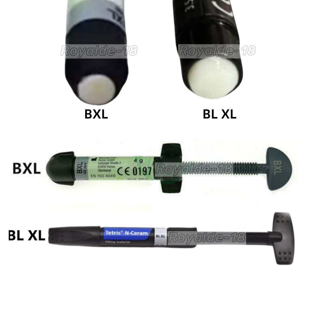 Dental Tetric N-Ceram Composite Resin BXL BL XL Bleach Color Whitening Veneer