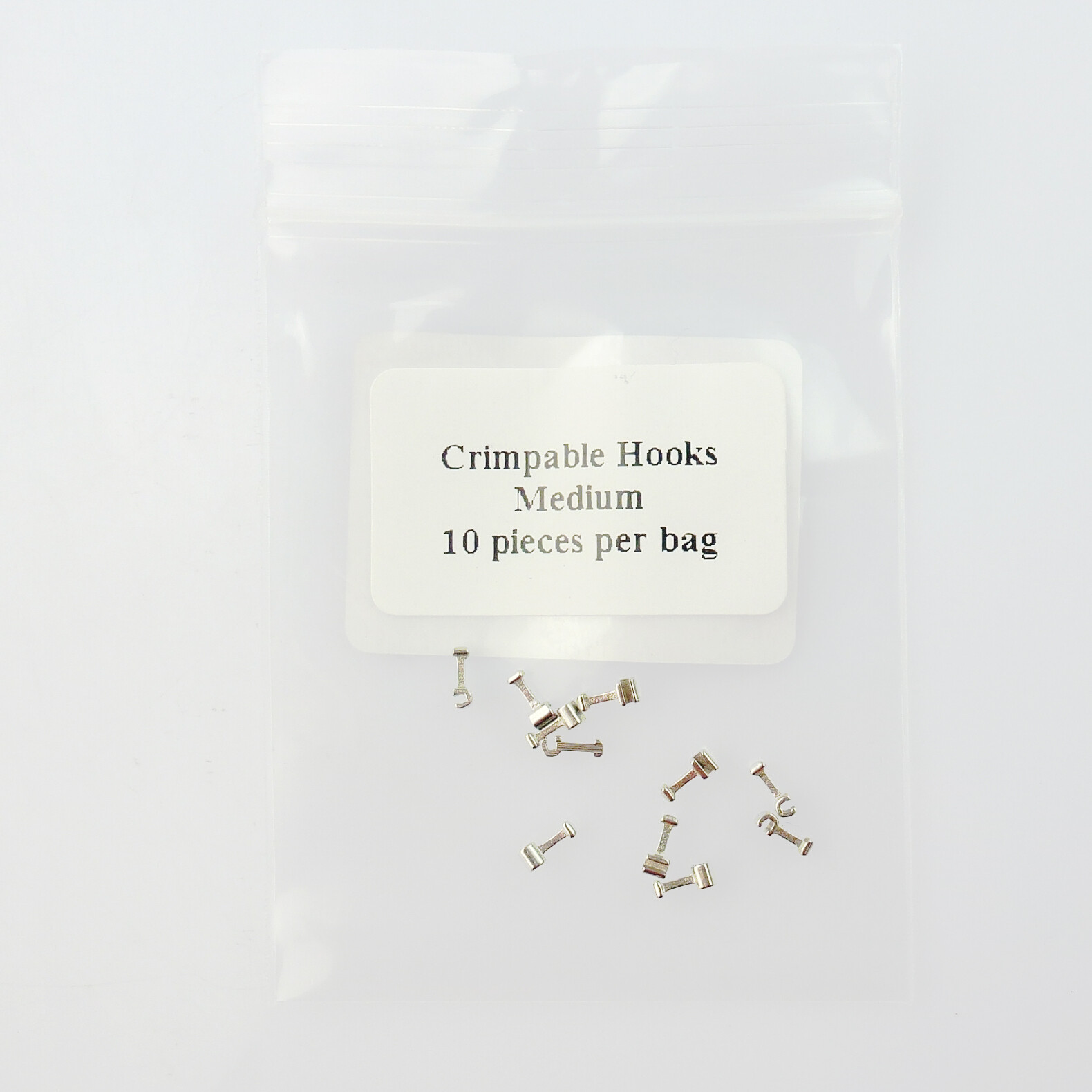 Orthodontic Crimpable Hook Stainless Steel Small/Medium/Large 10Pcs Easyinsmile