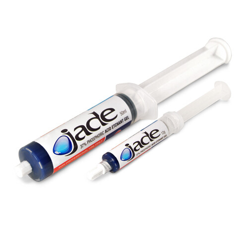 Dental BLUE 37% Acid Etching Gel 50ml & 50 Tips & 4 1.2ml Syringes Etch Jade