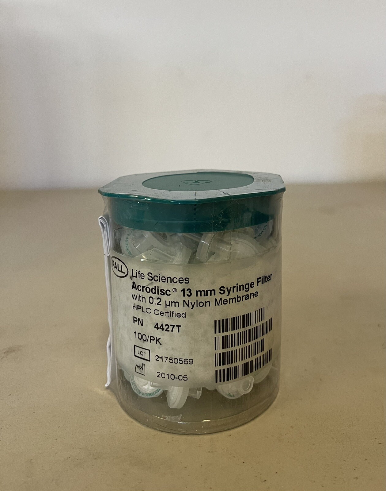 Pall Acrodisc syringe filters 13mm Nylon 0.45um (100/pkg)