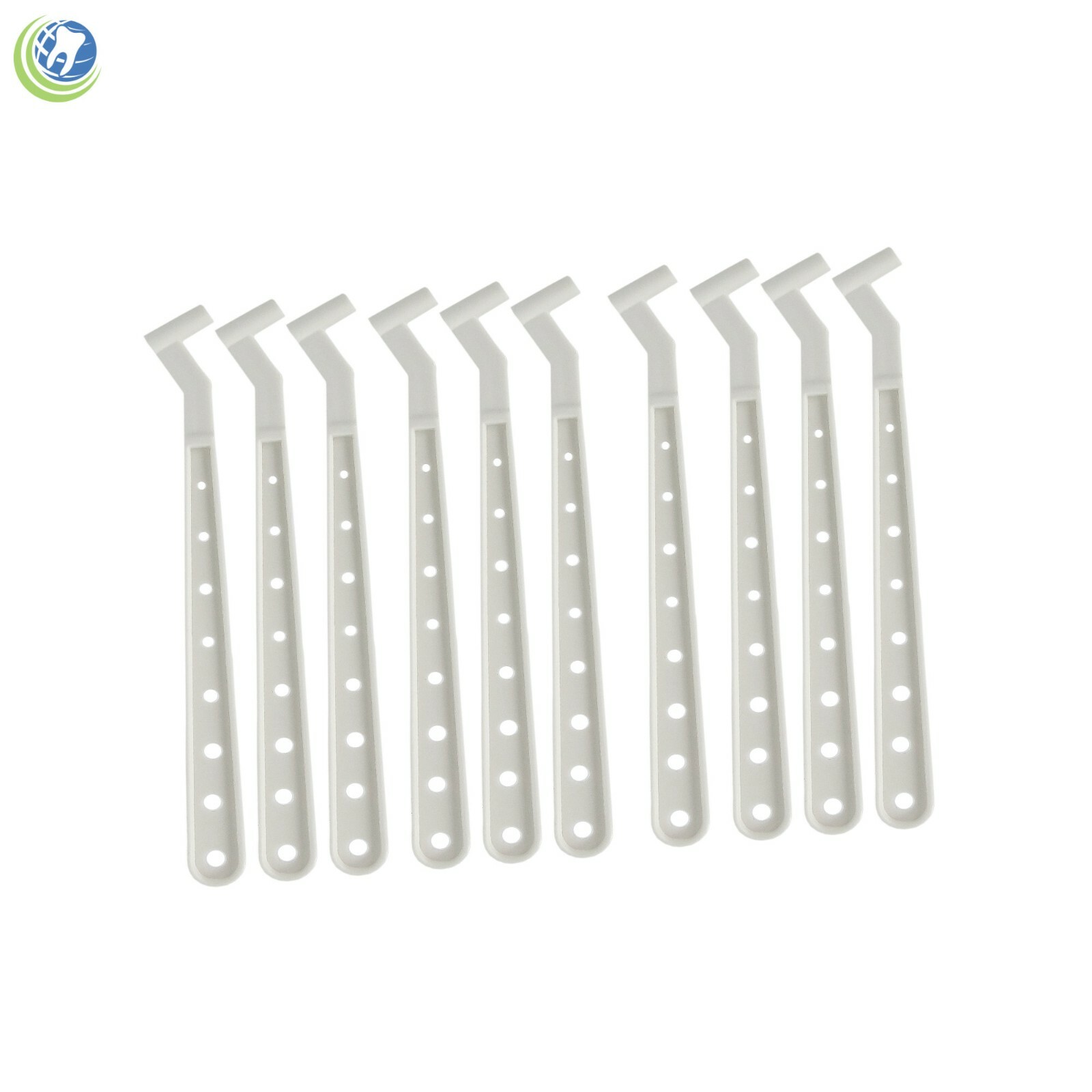 10X Dental Brush Applicator Tips Handle Composites Bondings Pit Fissure Varnish