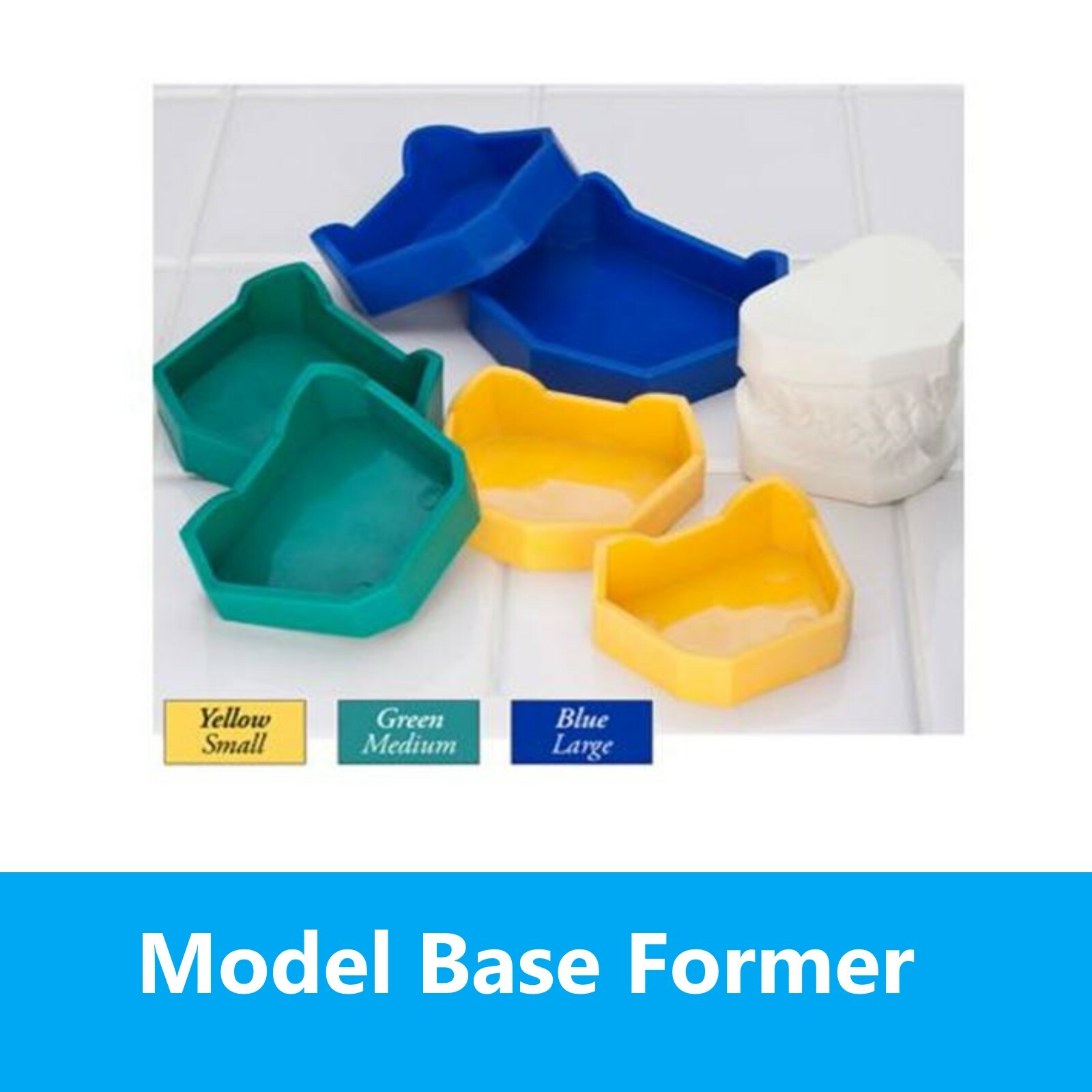 Dental Lab Model Former Kit, Small, Medium, Large – 6/Pk