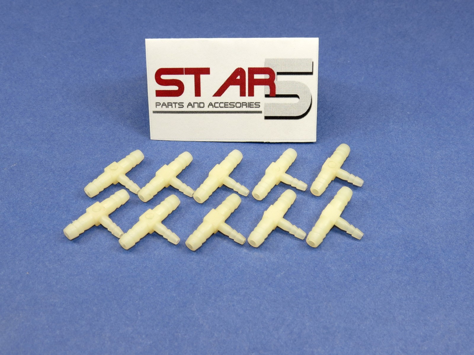 Dental Fitting Connector 1/8” X 1/8″ X 1/16″ Barb Plastic Set /10 Pcs STAR5