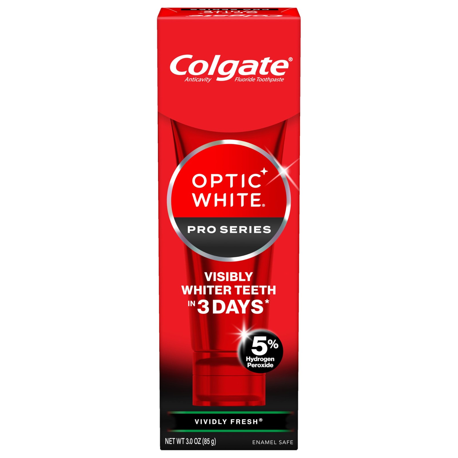 Colgate Optic White Pro Series Vividly Fresh Hydrogen Peroxide Toothpaste,