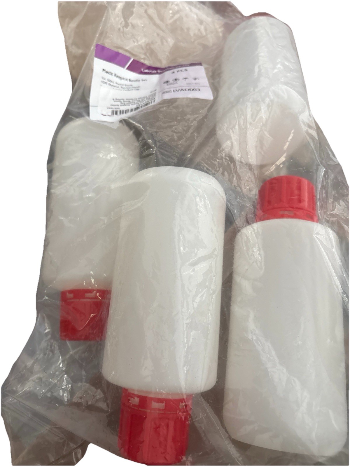Reagent Bottles 16.9 Oz With Tamper Evident Cap 500ml/16.9oz Plastic