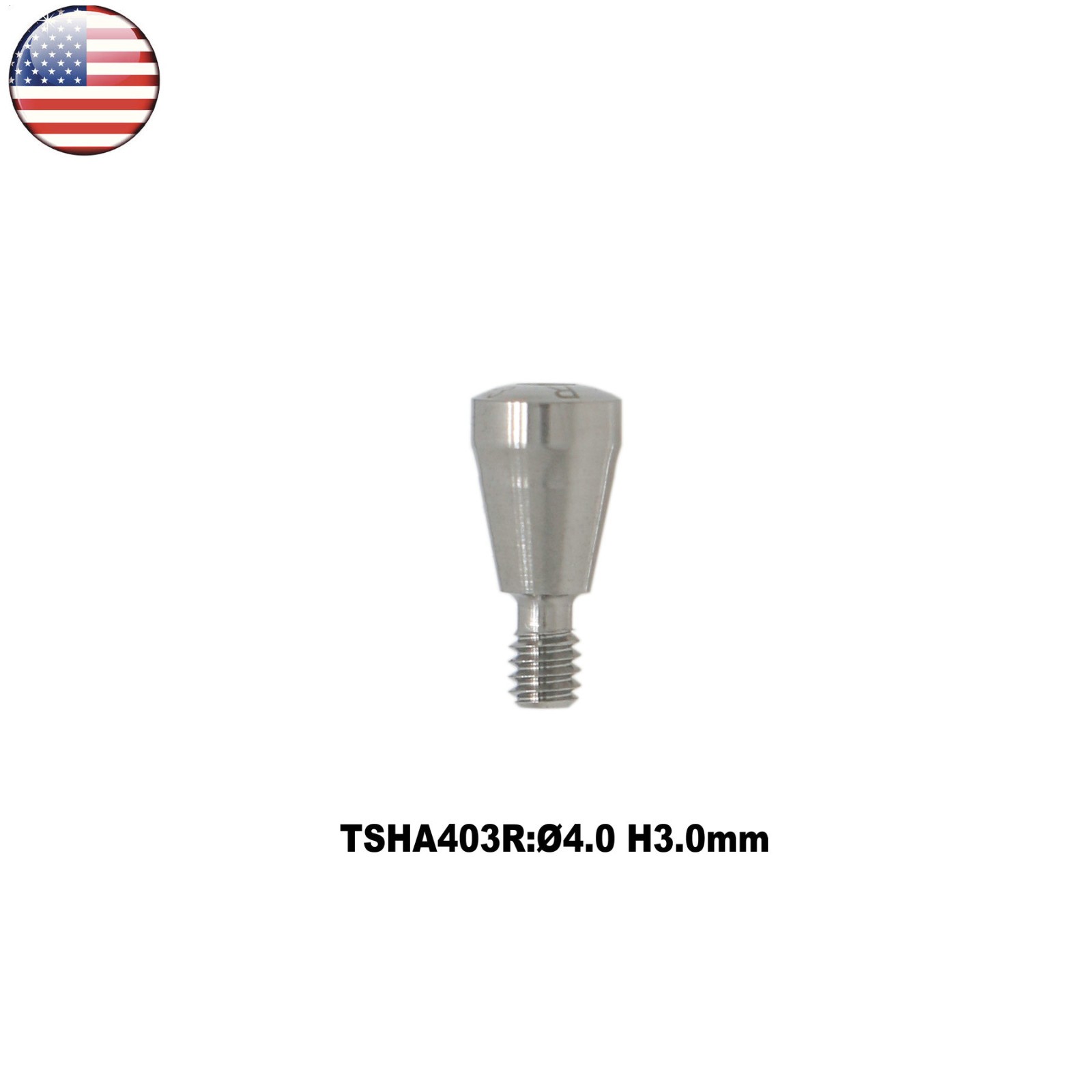 US Dental Healing Abutment Regular Ø4.0/Ø5.0/Ø6.0/Ø7.0/Ø8.0mm Fit Osstem Hiossen