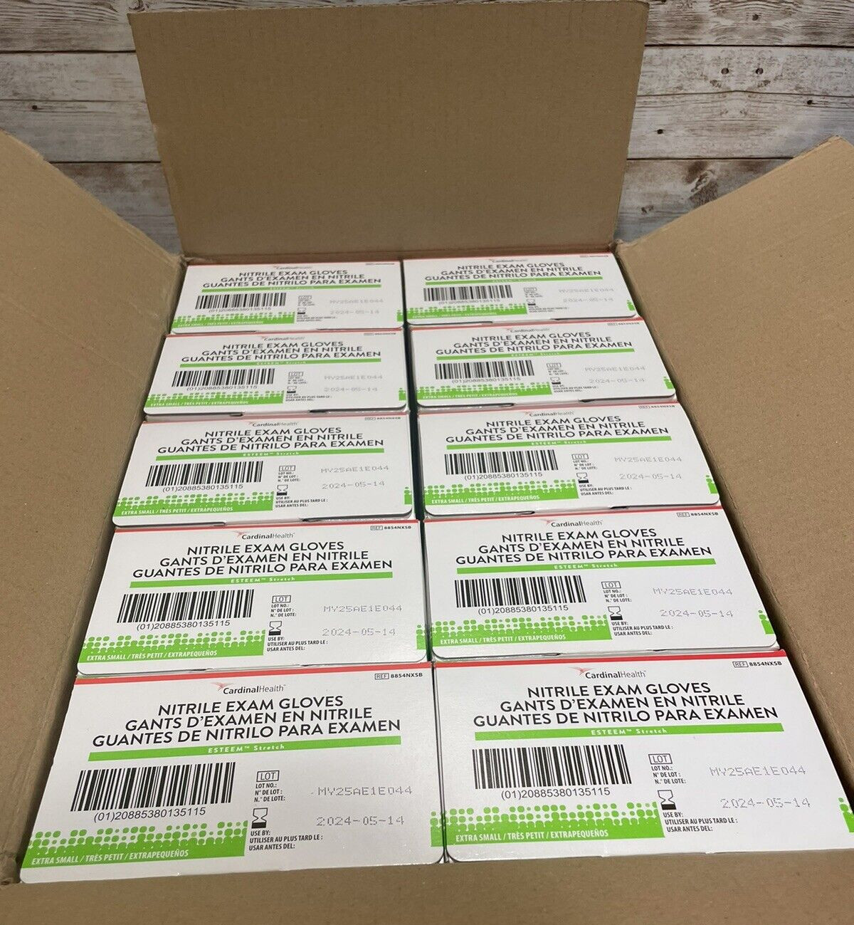 Esteem Nitrile PowderFree Exam Gloves *1500/cs* Size: XSMALL *See Date*