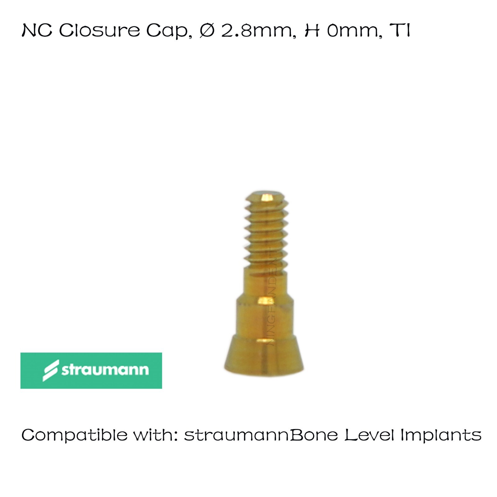 Closure Cover Screw RC/NC Fits Straumann ITI Bone Level/BLT Healing Abutment Cap