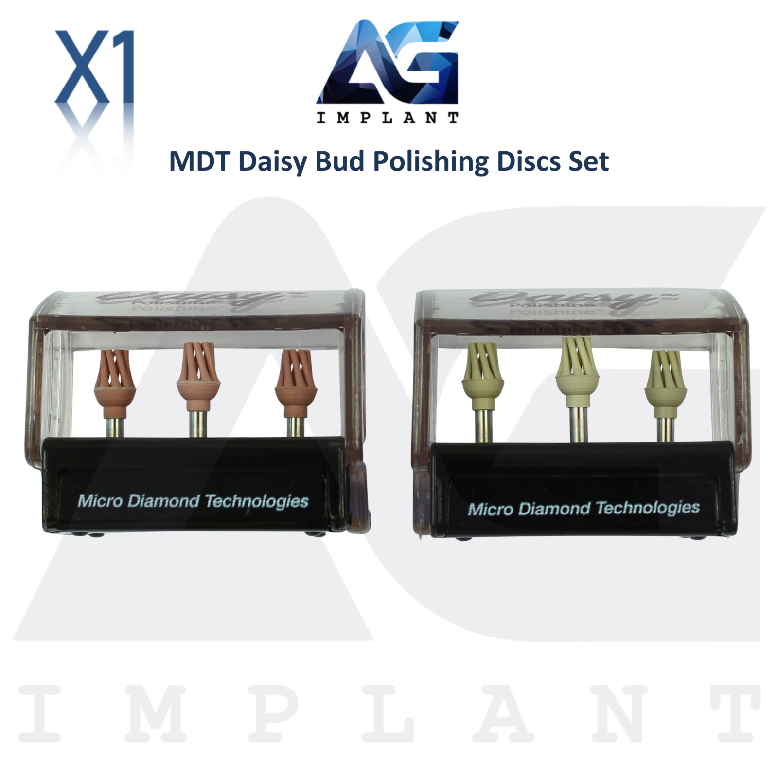 MDT Dental Daisy Bud Polishing Discs Set Ø5.0 x 10.0mm High-Gloss Finishing