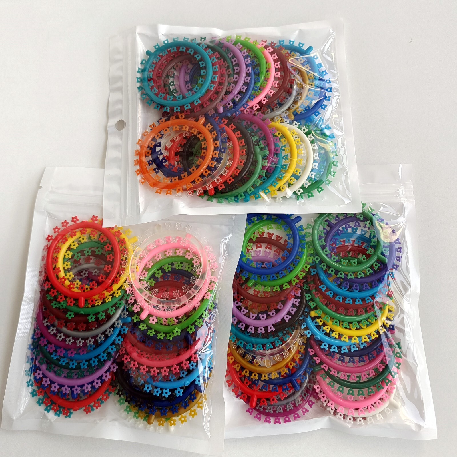 1000Pcs Dental Orthodontic Cartoon Ligature Ties O-Ring Elastic Bands Braces