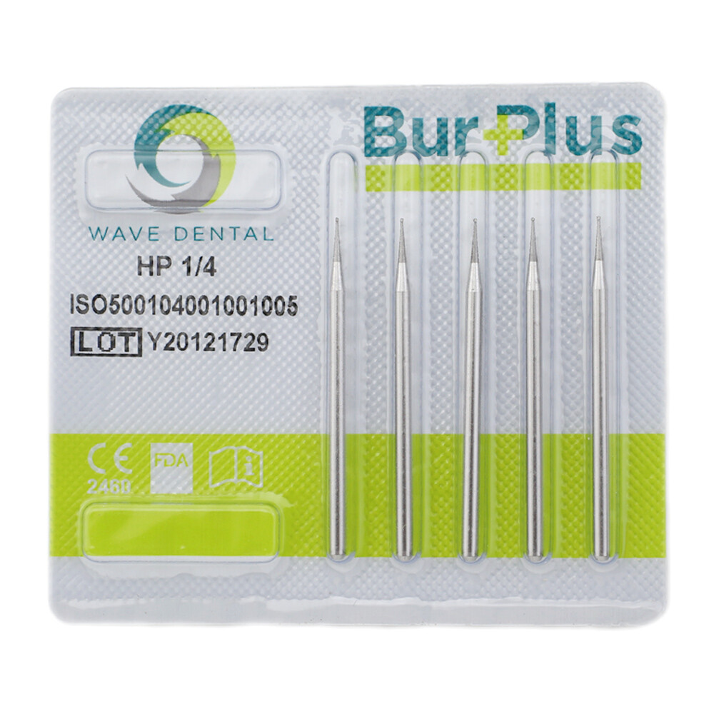 WAVE Dental Straight Handpiece Carbide Burs HP #8 701 703L 557 1/4 Lab Bur 44.5