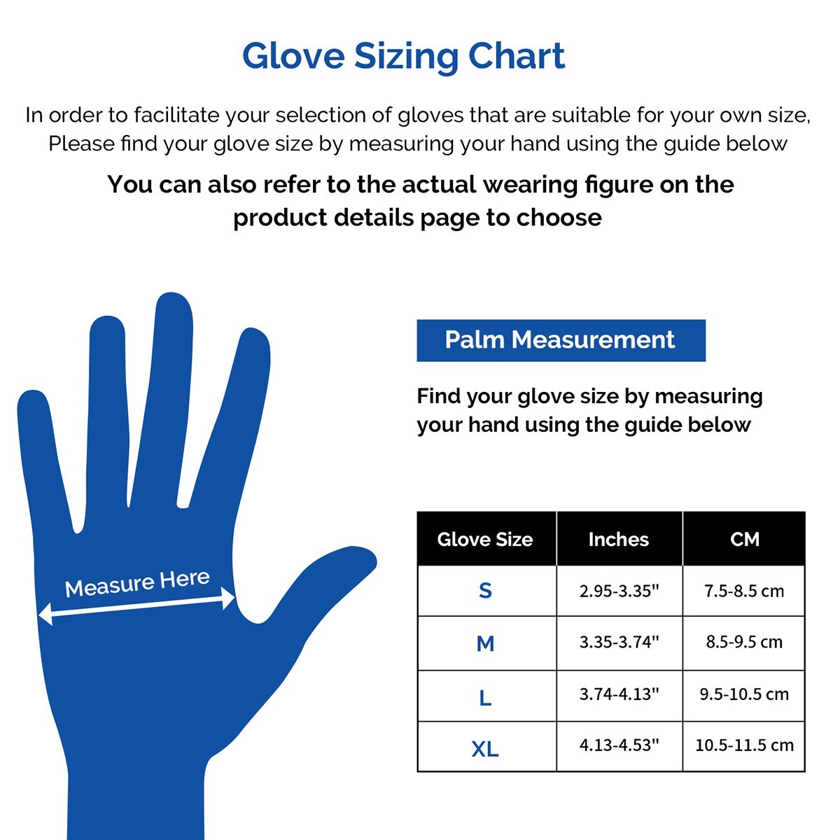 Blue Nitrile Medical Gloves Powder Free Latex Dental Grade Disposable Glove