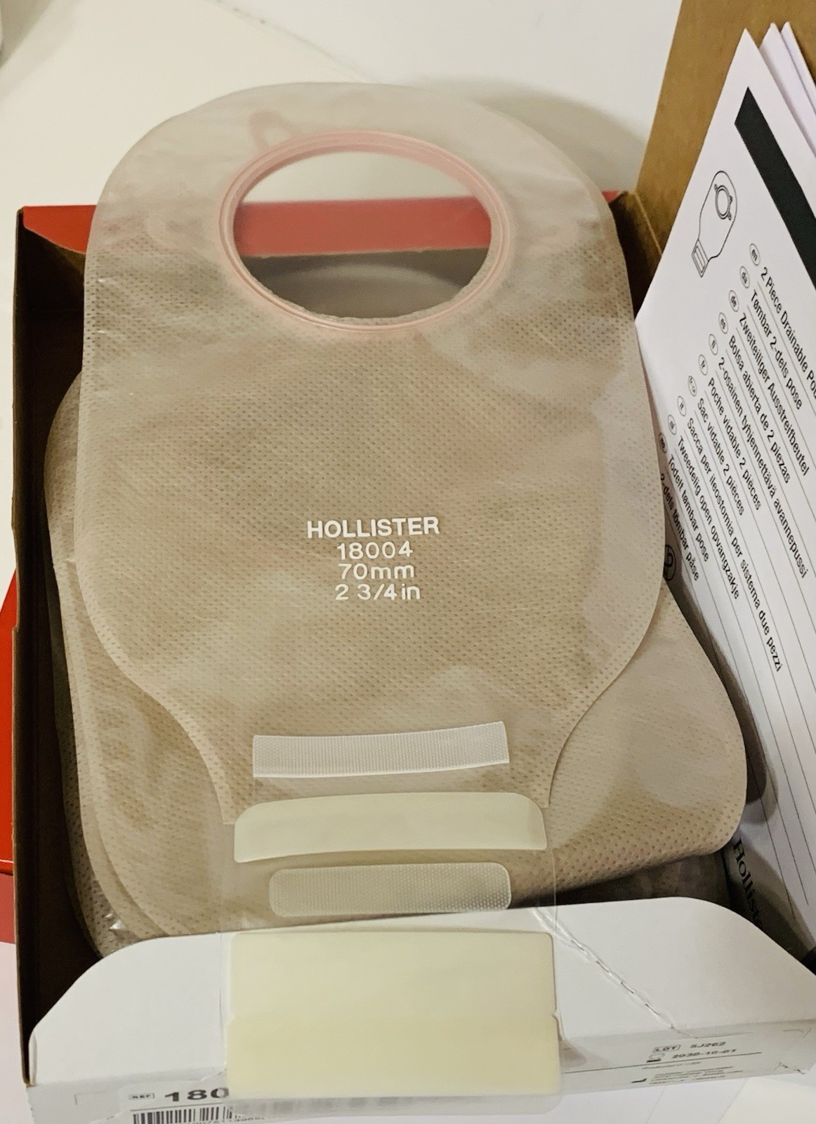 2 BOXES Hollister 18004 New Image 2-Piece colostomy 2BX/10EA Exp2030/10 FRESH