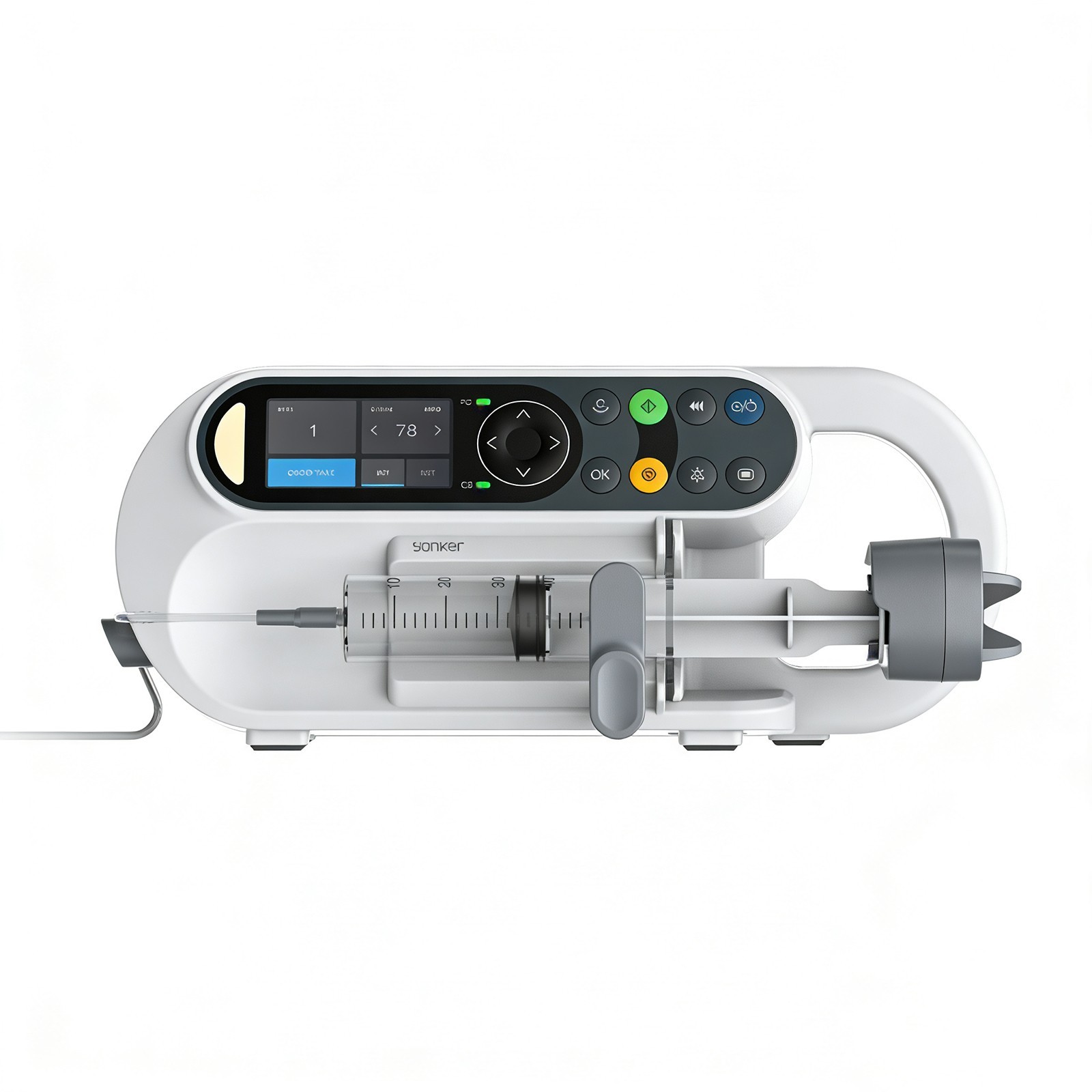 Infusion Syringe Pump | High Precision (±2%), 0.1-1500ml/h, Auto Syringe Detect