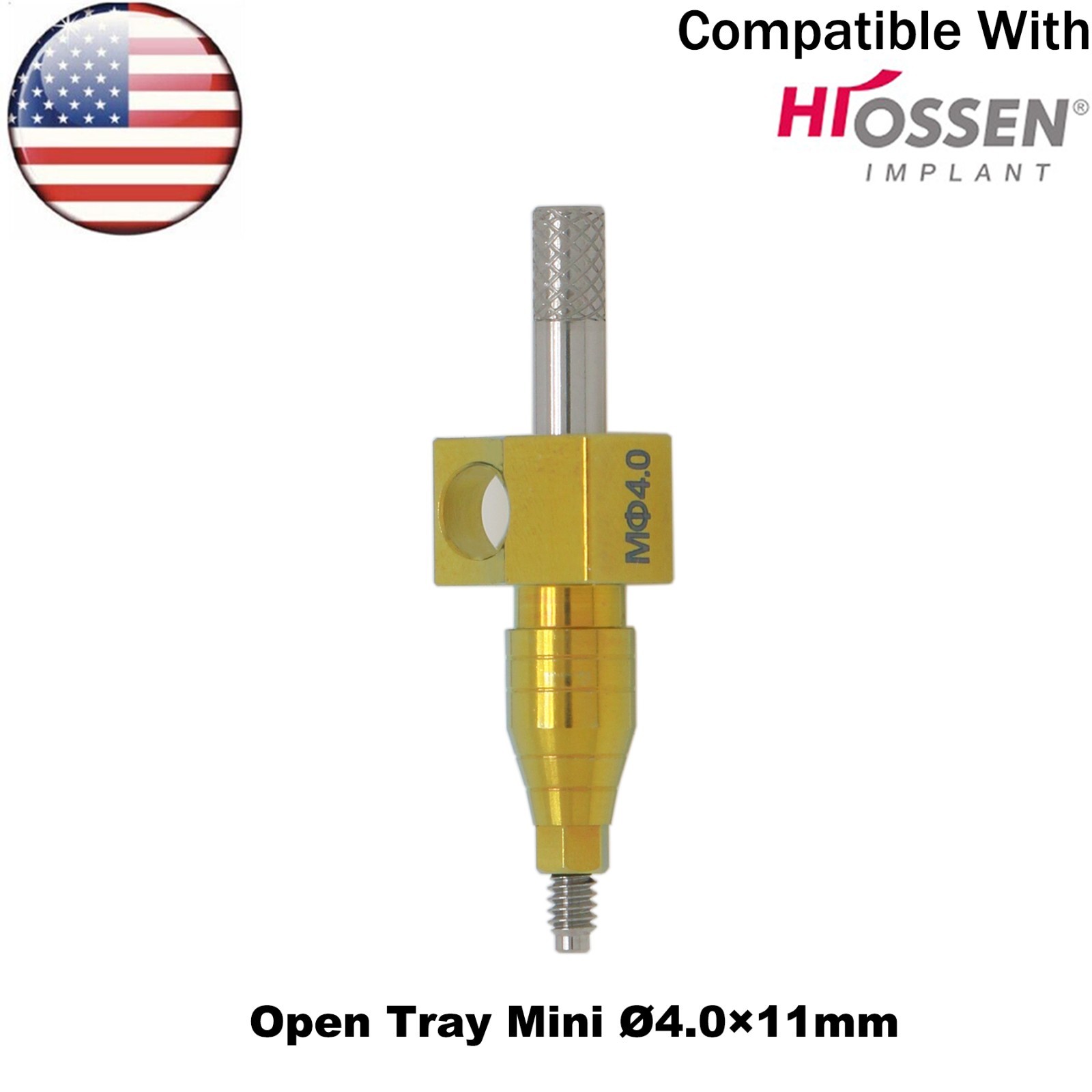 US Fits Hiossen Osstem Dental Impression Transfer Coping Open Tray Mini/Regular