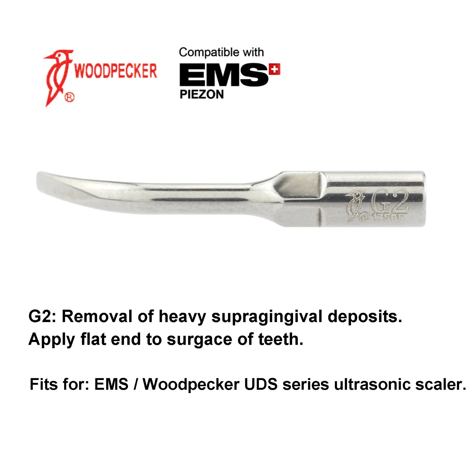 Woodpecker Scaler Tip Kit G1 G4 P1 P3 Dental Periodontal Scaling Tip fit EMS UDS