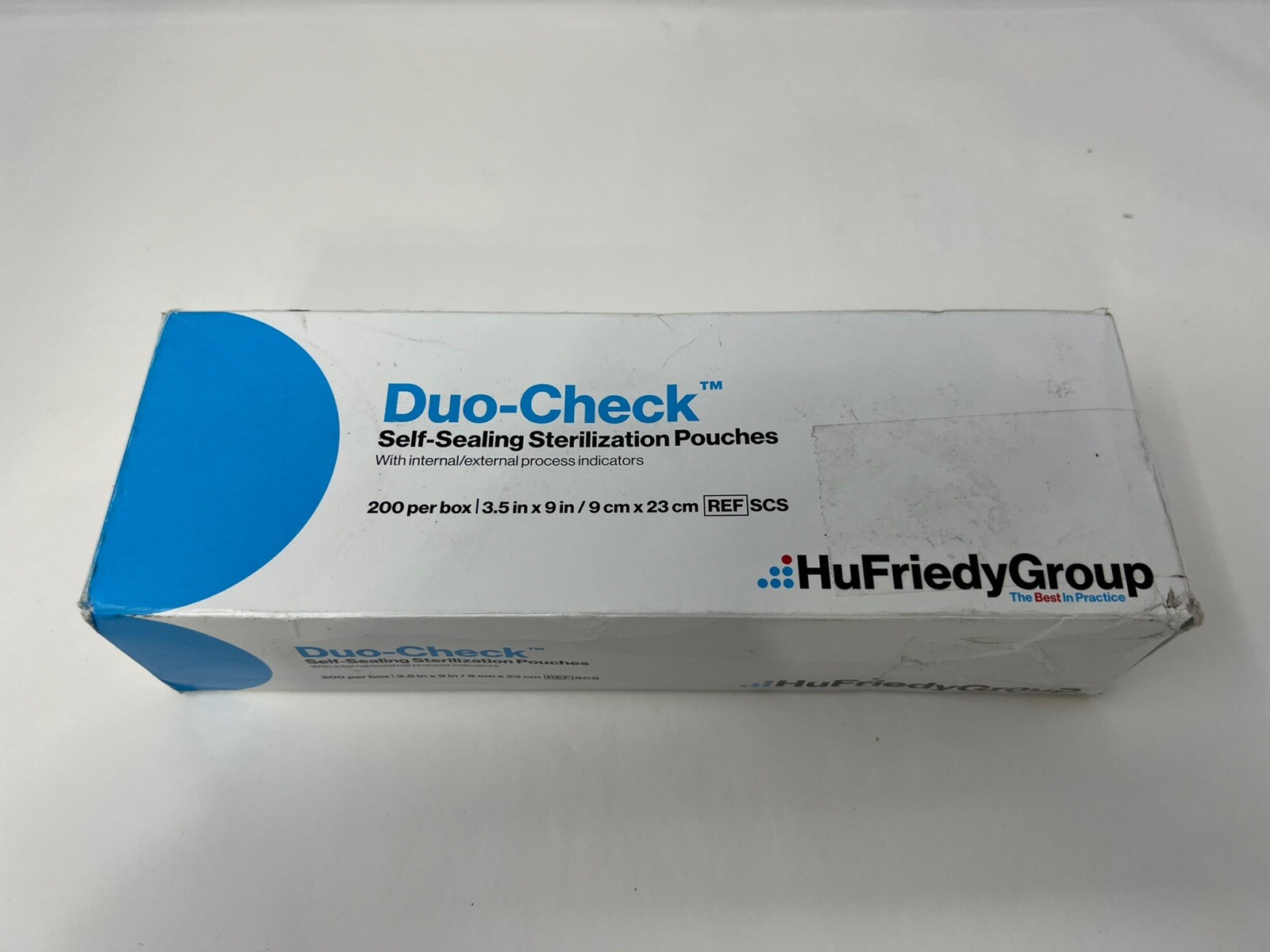 Duo-Check Self Sealing Sterilization Pouches, 200/Box, 3.5 in x 9 in